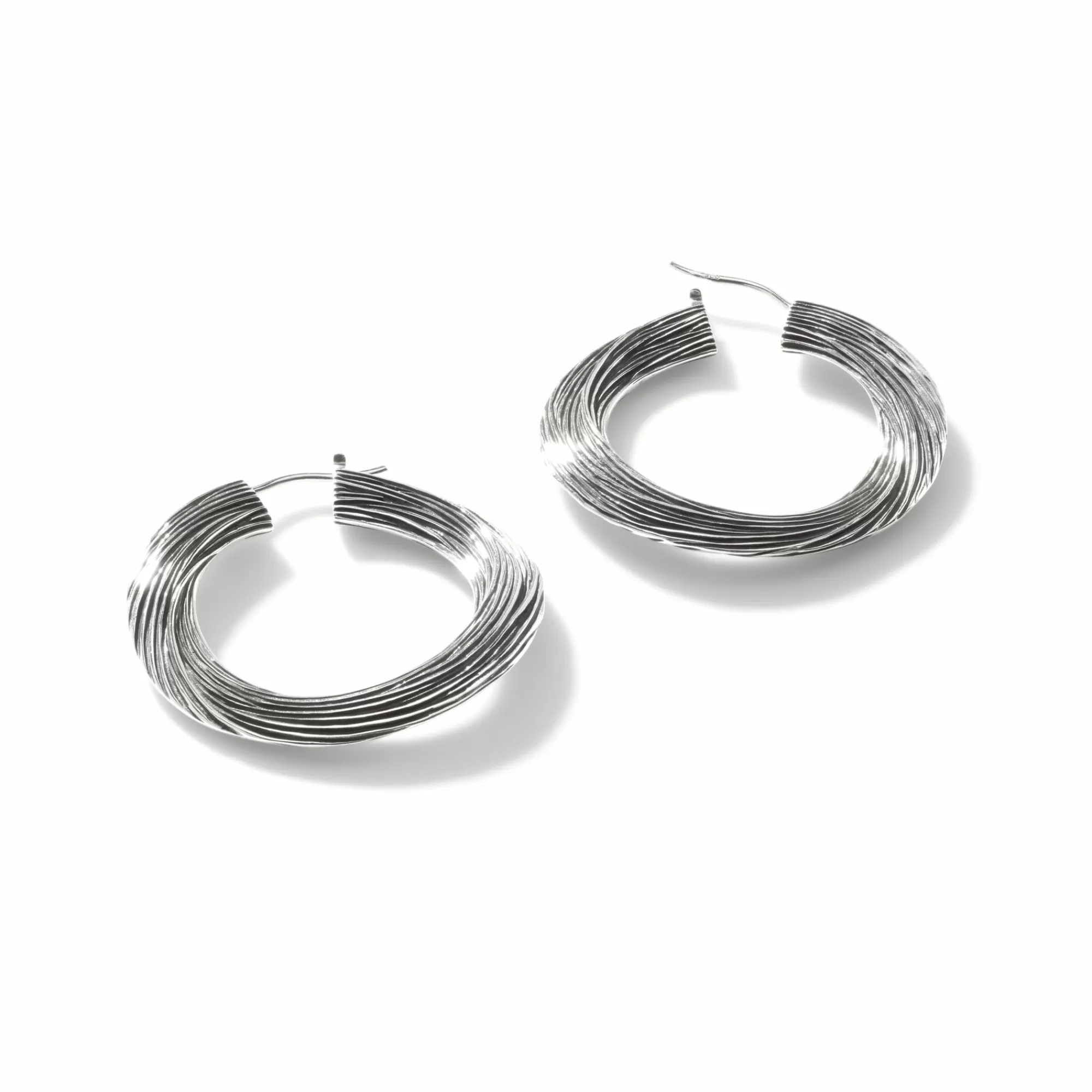 Hoops^John Hardy Bamboo Hoop Earring, Sterling Silver