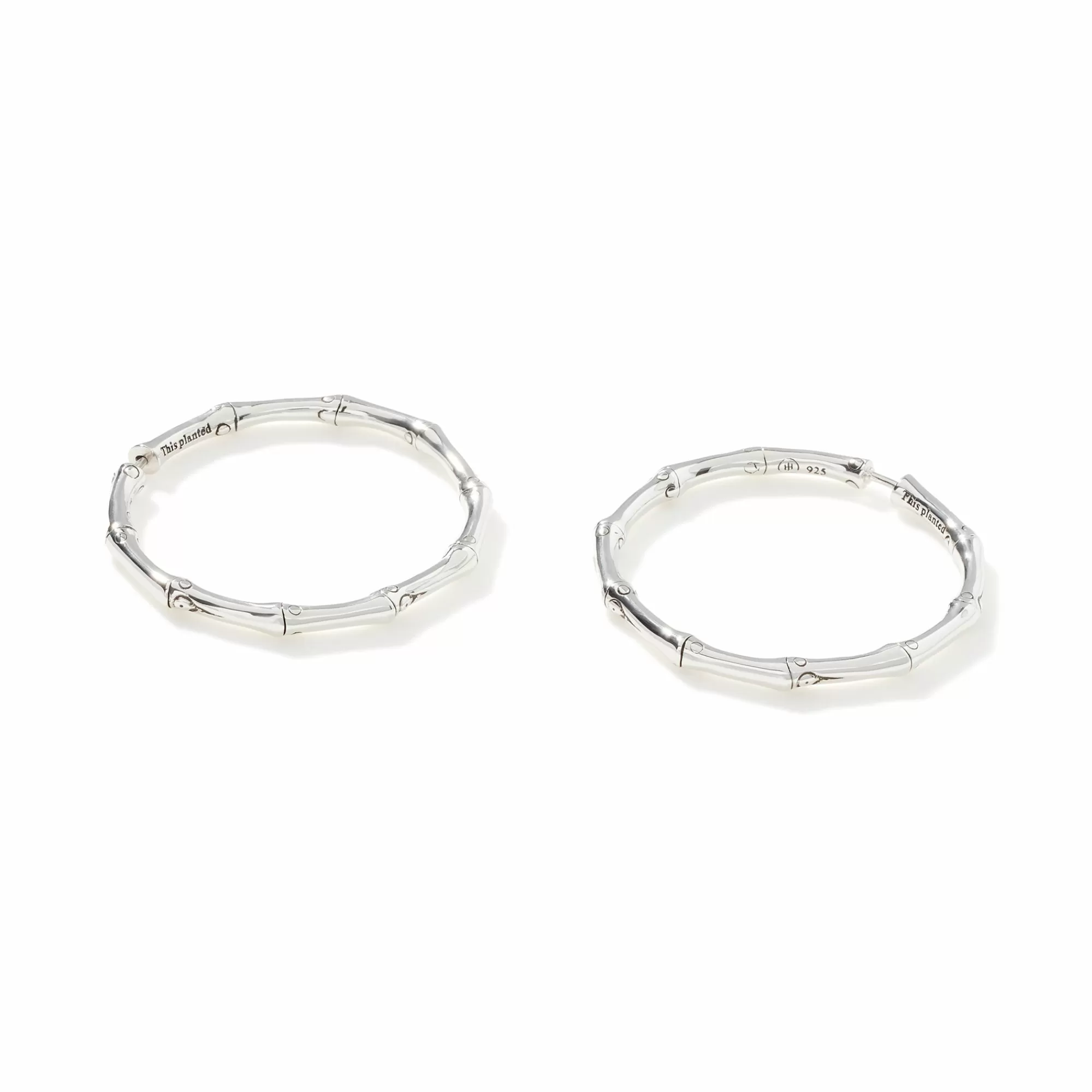 Hoops^John Hardy Bamboo Hoop Earring, Sterling Silver