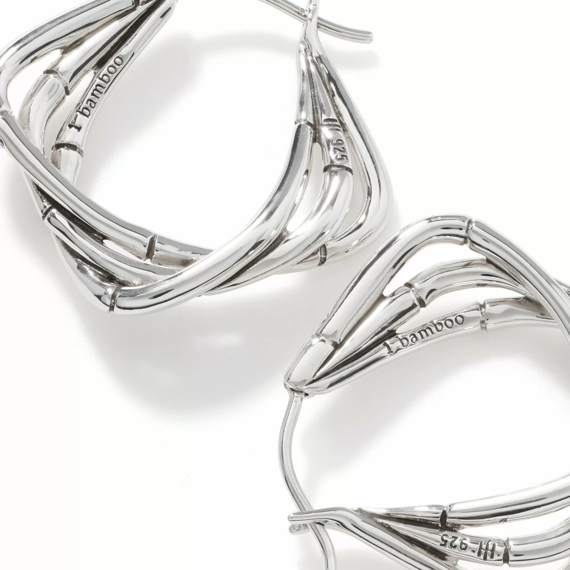 Hoops^John Hardy Bamboo Hoop Earring, Sterling Silver