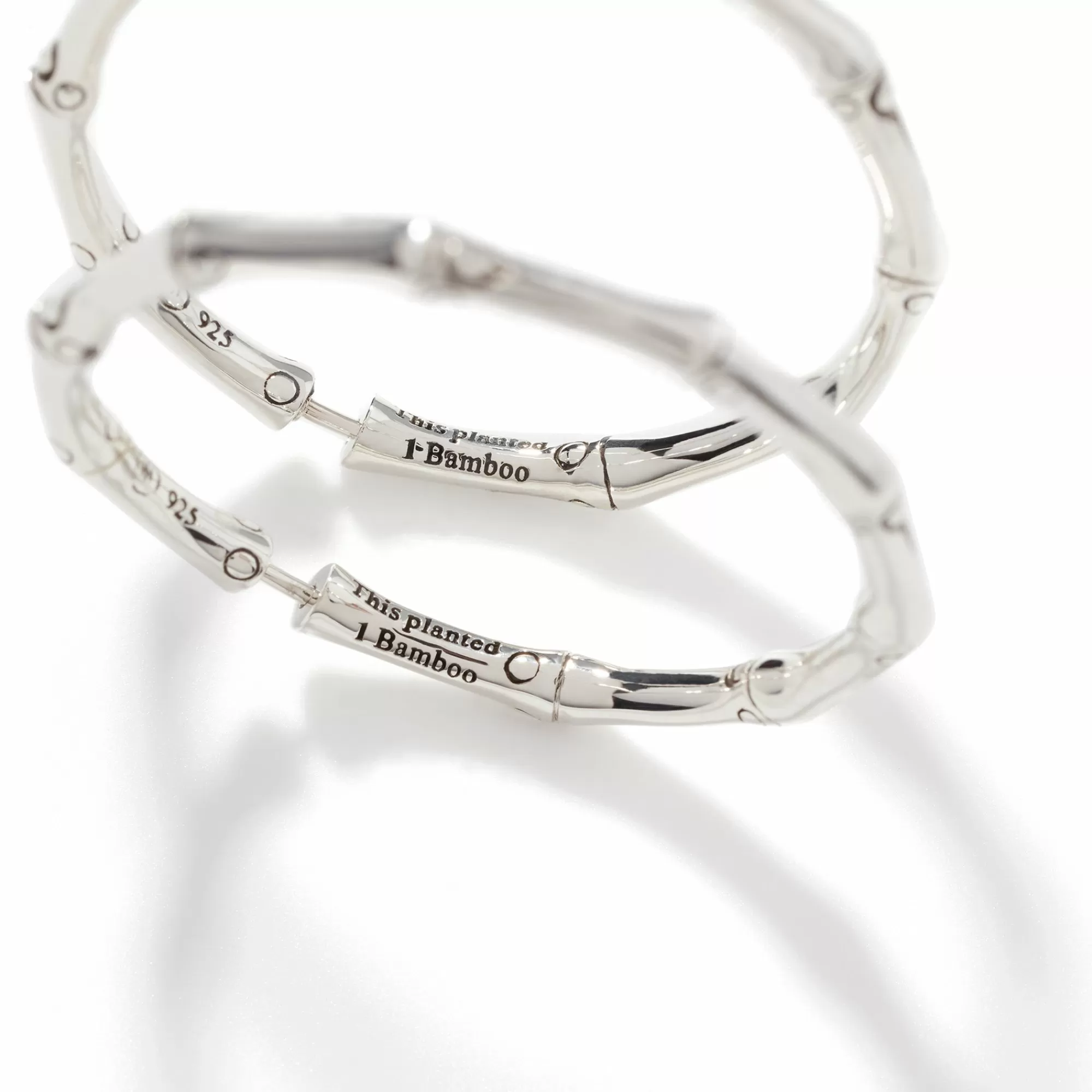 Hoops^John Hardy Bamboo Hoop Earring, Sterling Silver