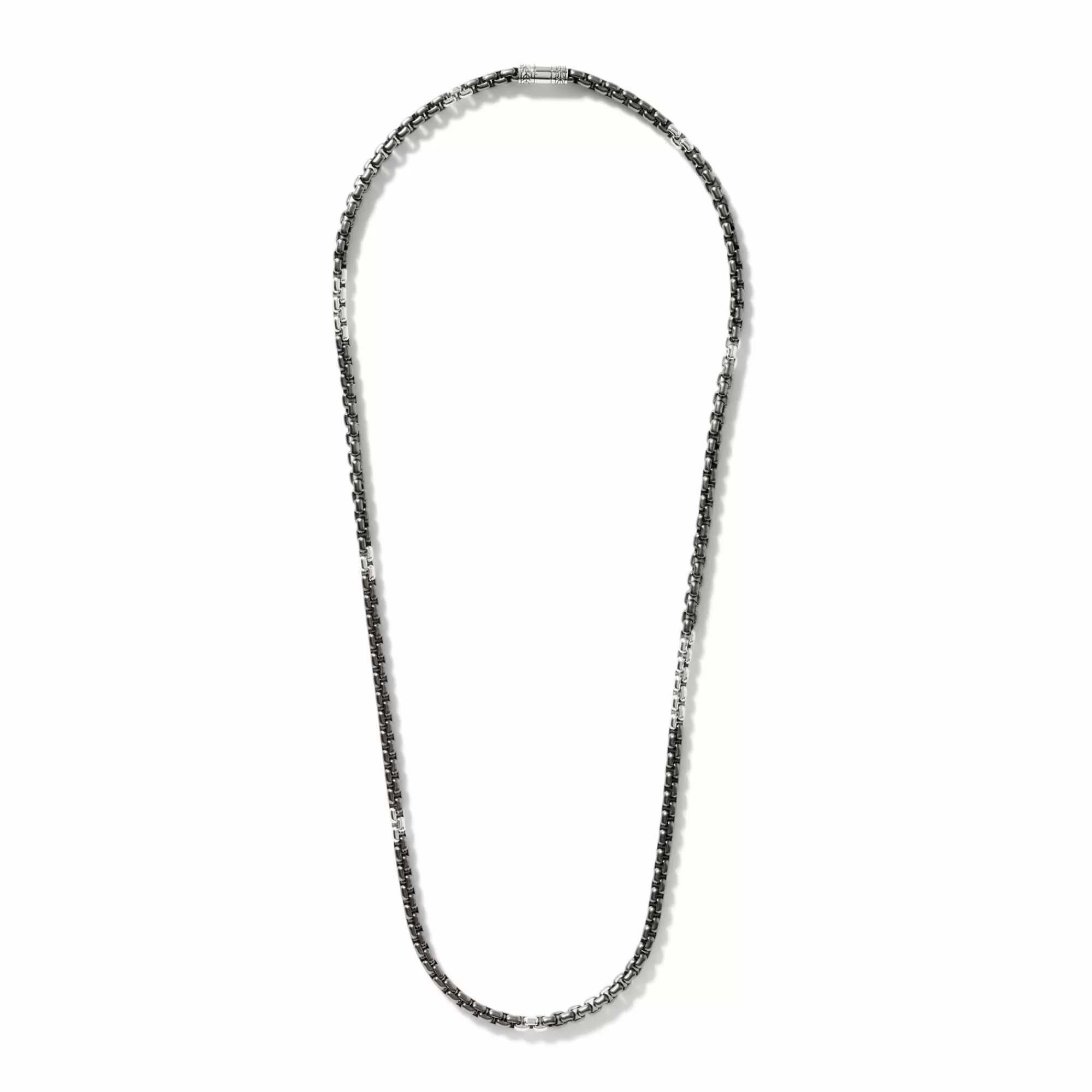 Chains^John Hardy Box Chain Necklace, Dark Silver, 4.8Mm