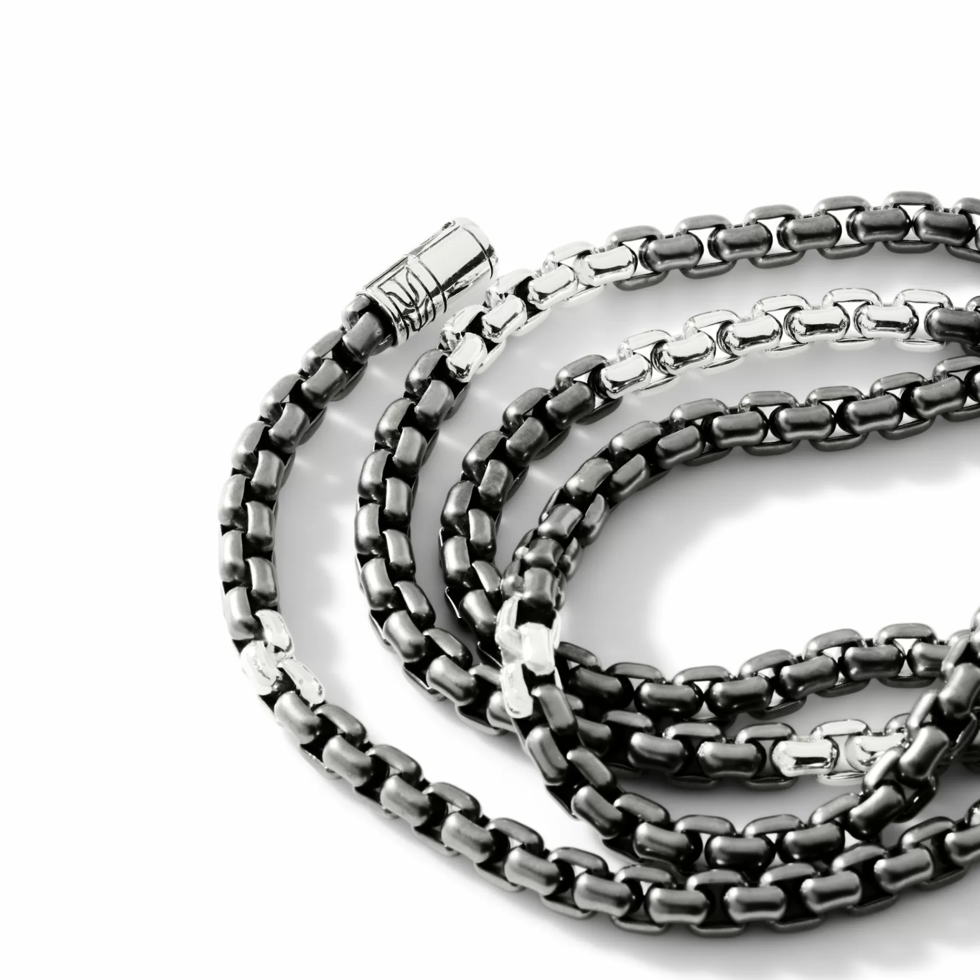 Chains^John Hardy Box Chain Necklace, Dark Silver, 4.8Mm