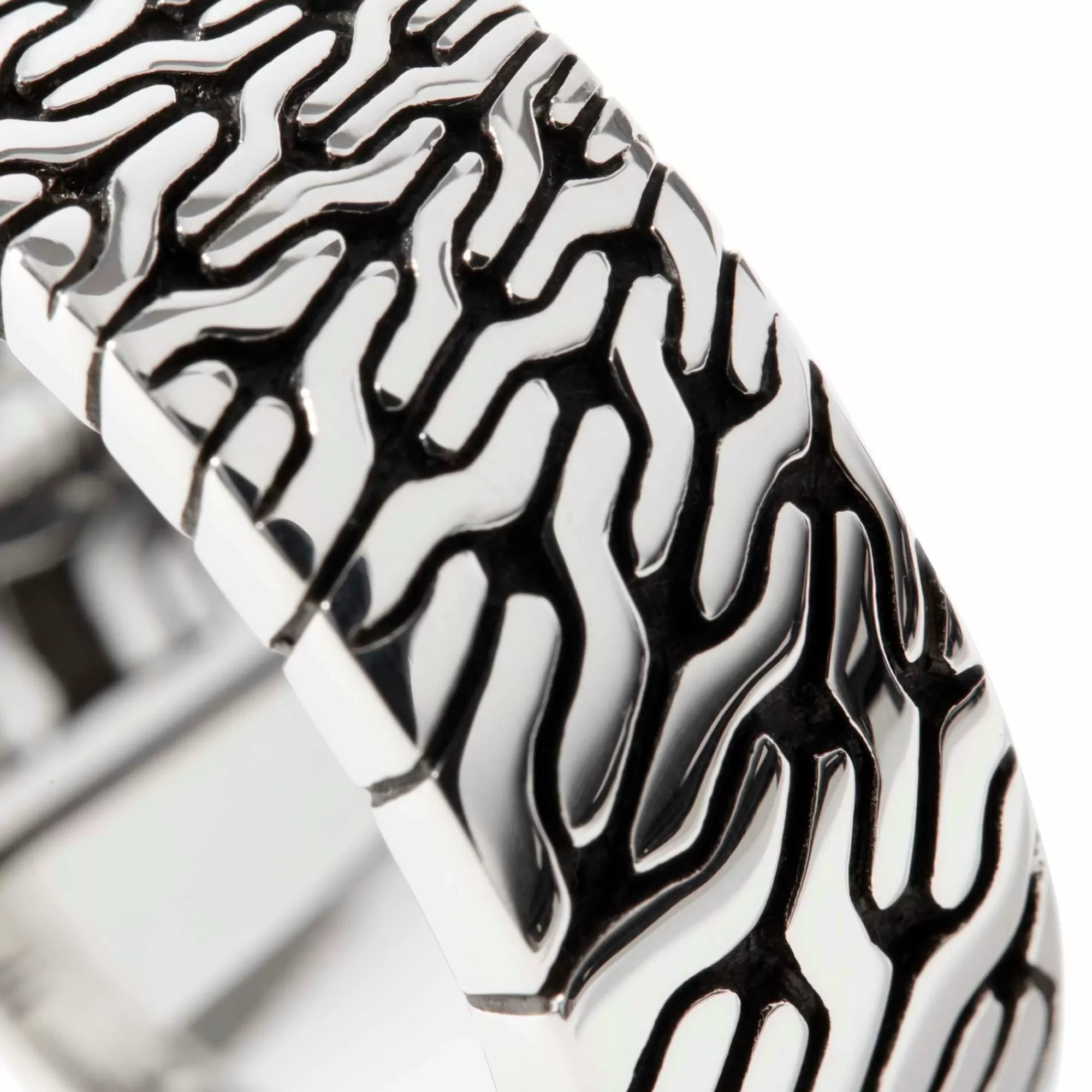 Bands^John Hardy Carved Chain Band Ring, Sterling Silver