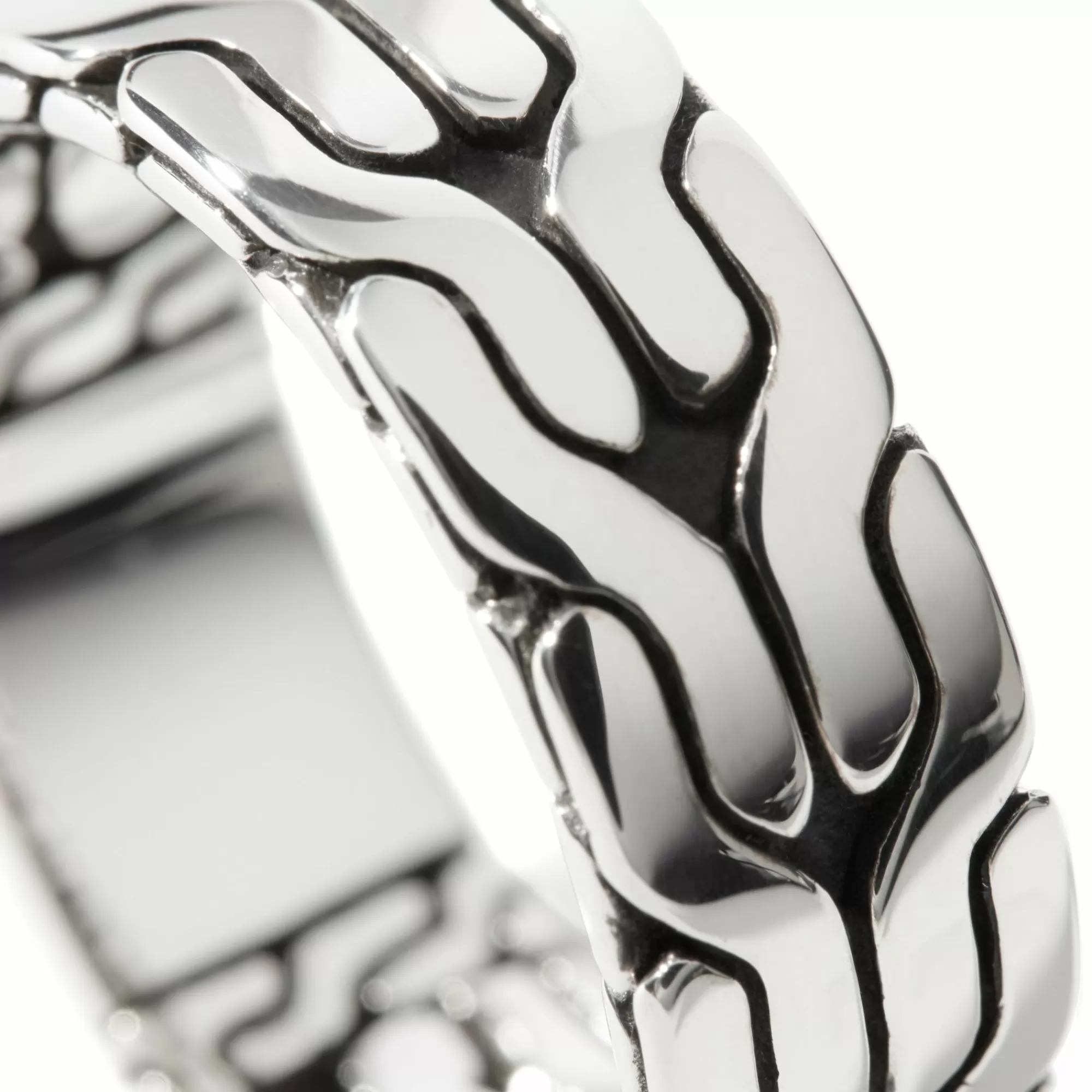 Bands^John Hardy Carved Chain Band Ring, Sterling Silver