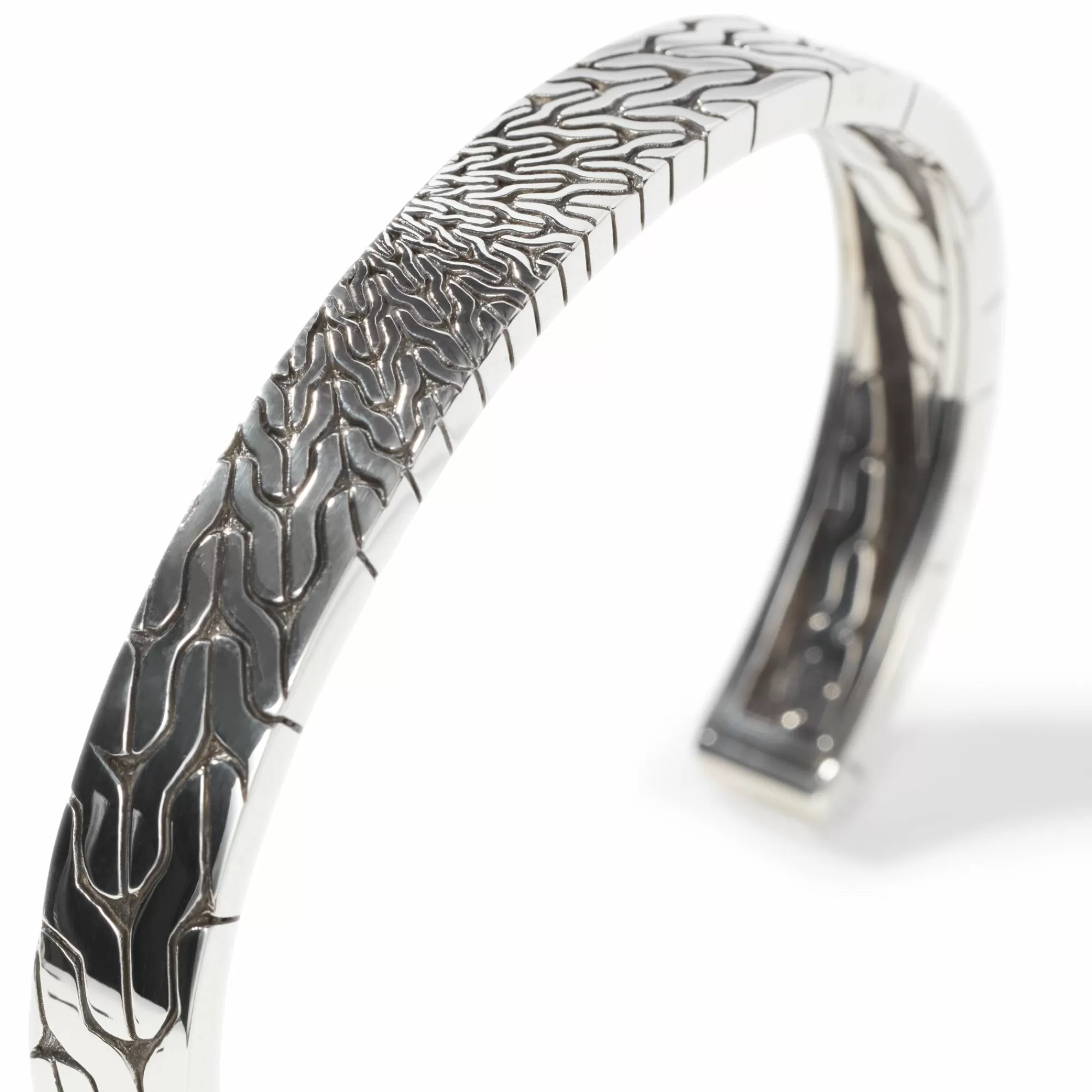 Cuffs^John Hardy Carved Chain Cuff, Sterling Silver, Slim