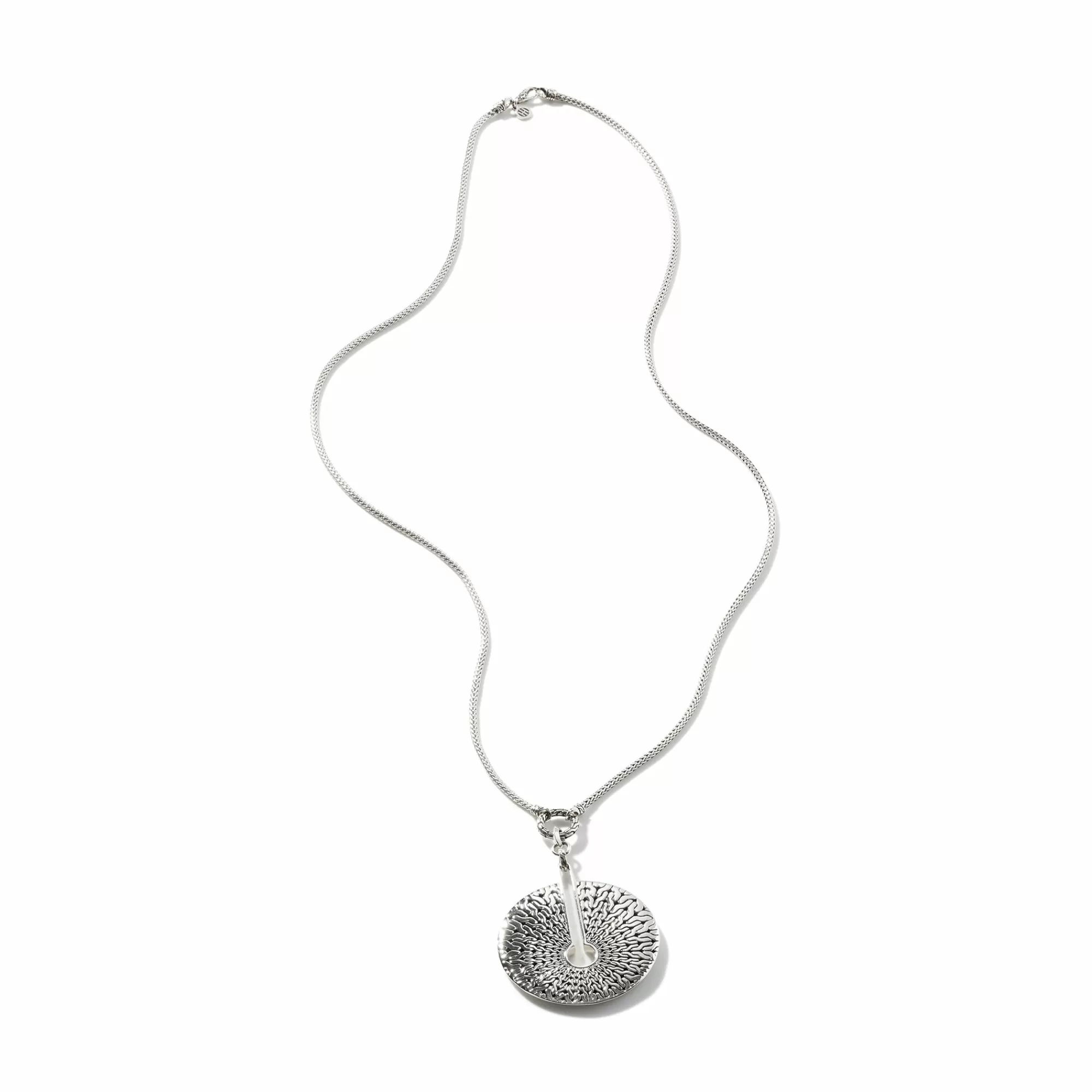 Pendants^John Hardy Carved Chain Pendant Necklace, Silver