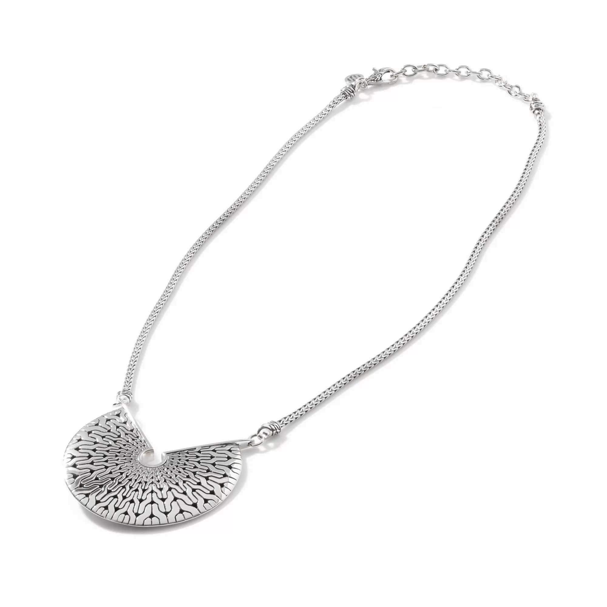 Pendants^John Hardy Carved Chain Pendant Necklace, Silver