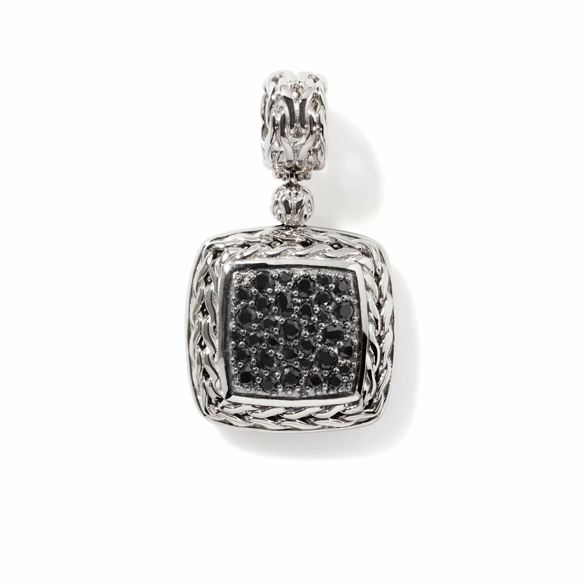 Pendants^John Hardy Carved Chain Pendant, Sterling Silver, Pave