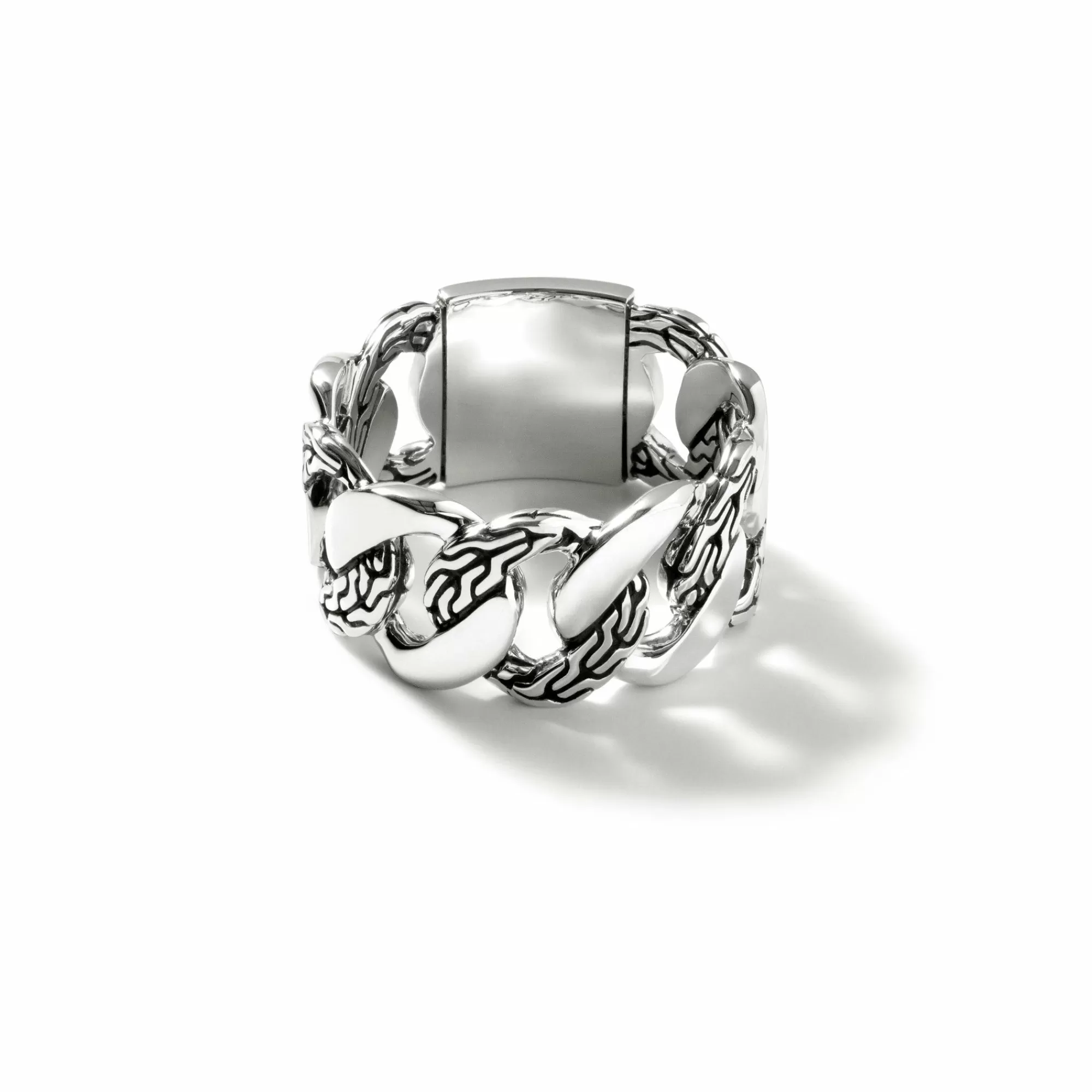 Bands^John Hardy Curb Chain Band Ring, Sterling Silver, Wide