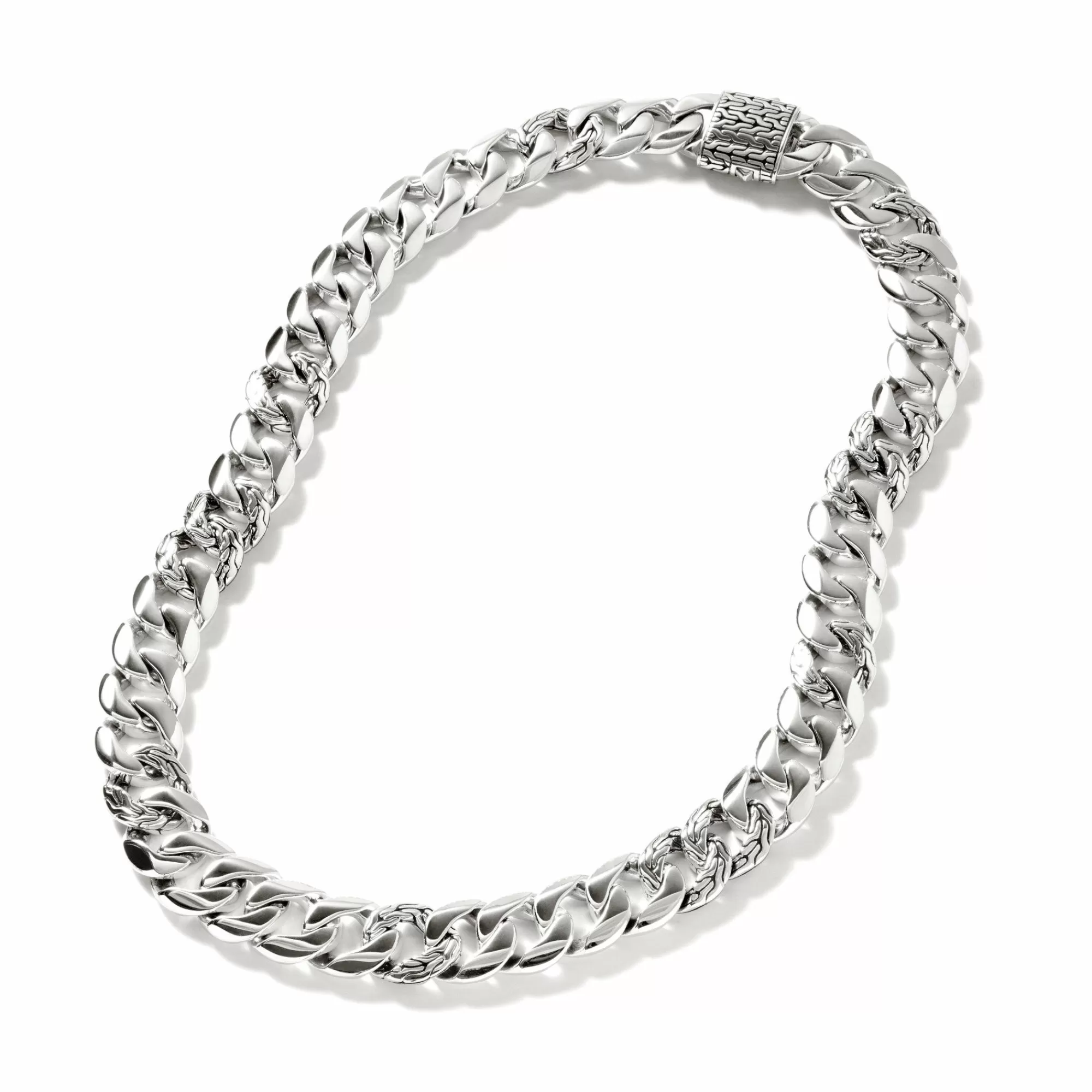 Layering^John Hardy Curb Chain Necklace, Sterling Silver, 14Mm