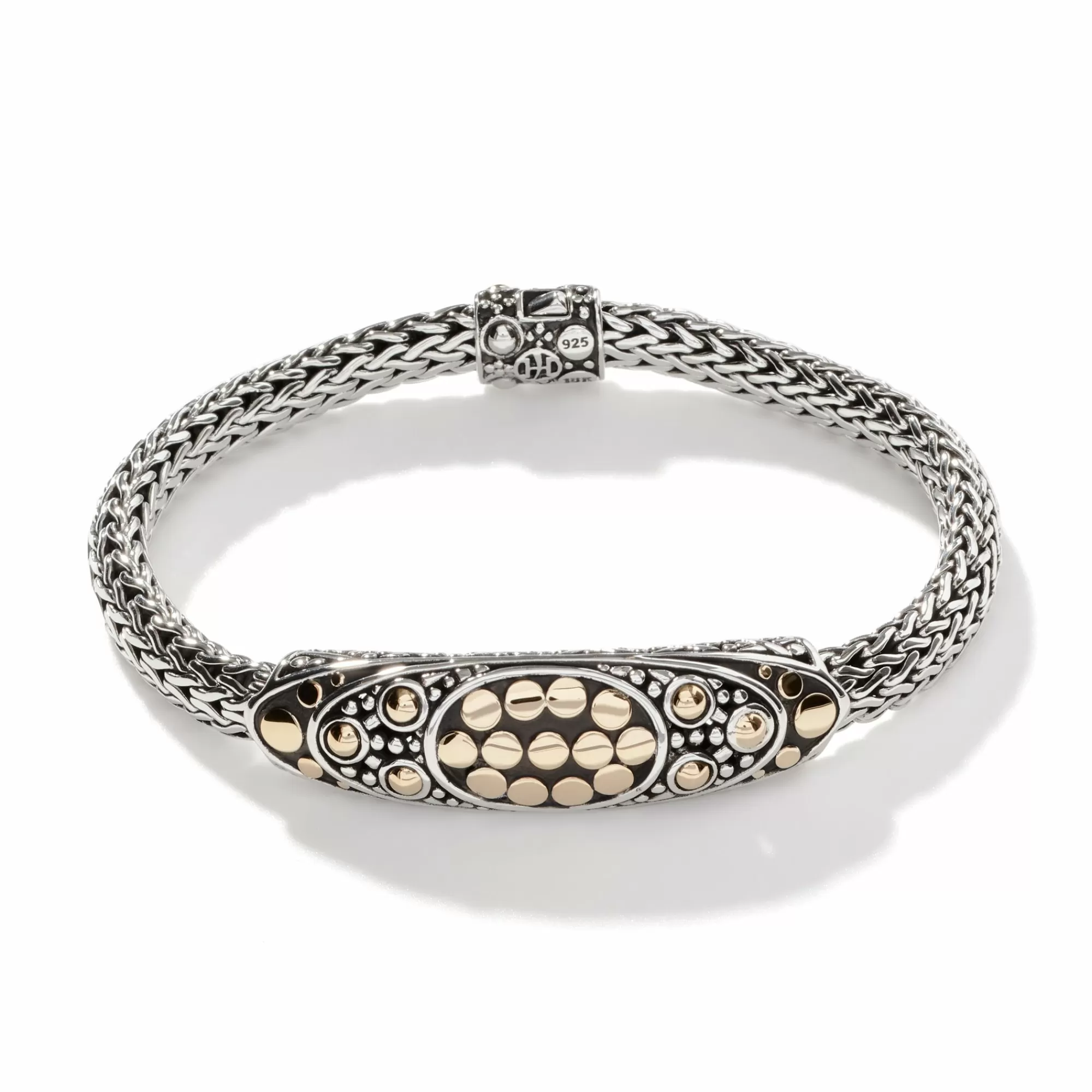 Chains^John Hardy Dot Bracelet, Gold, Sterling Silver, 6.5Mm