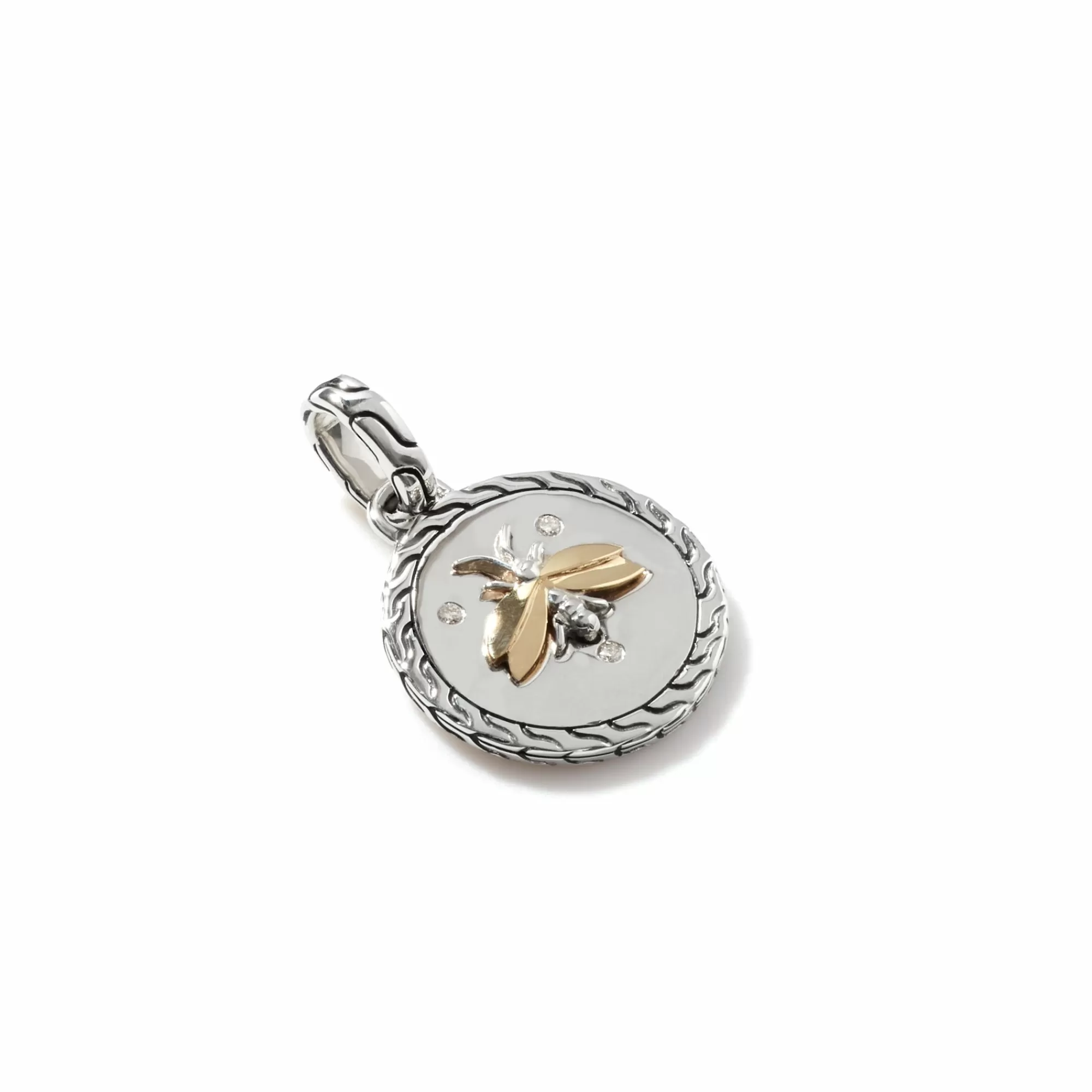 Pendants^John Hardy Firefly Pendant, Silver, Gold, Diamonds