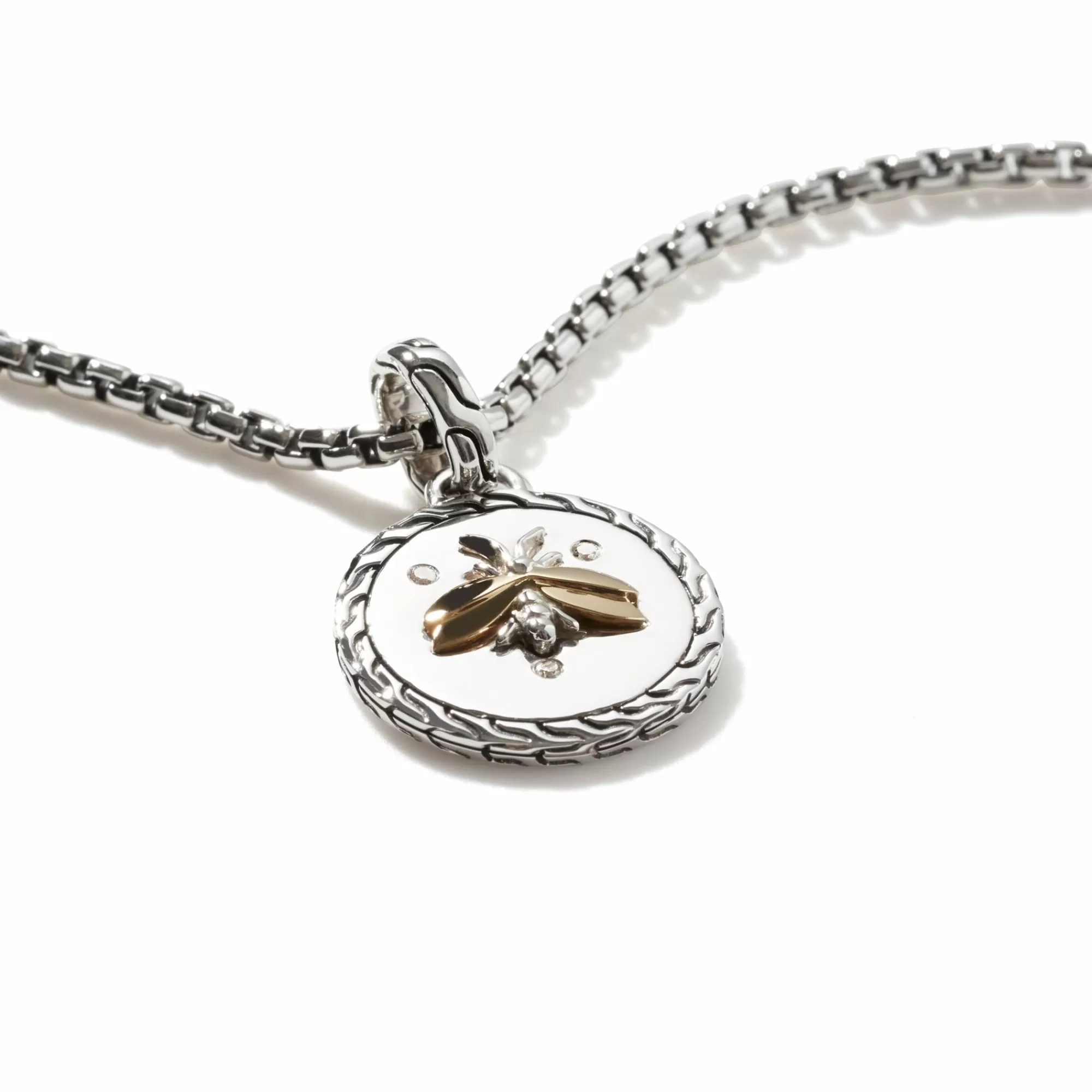 Pendants^John Hardy Firefly Pendant, Silver, Gold, Diamonds