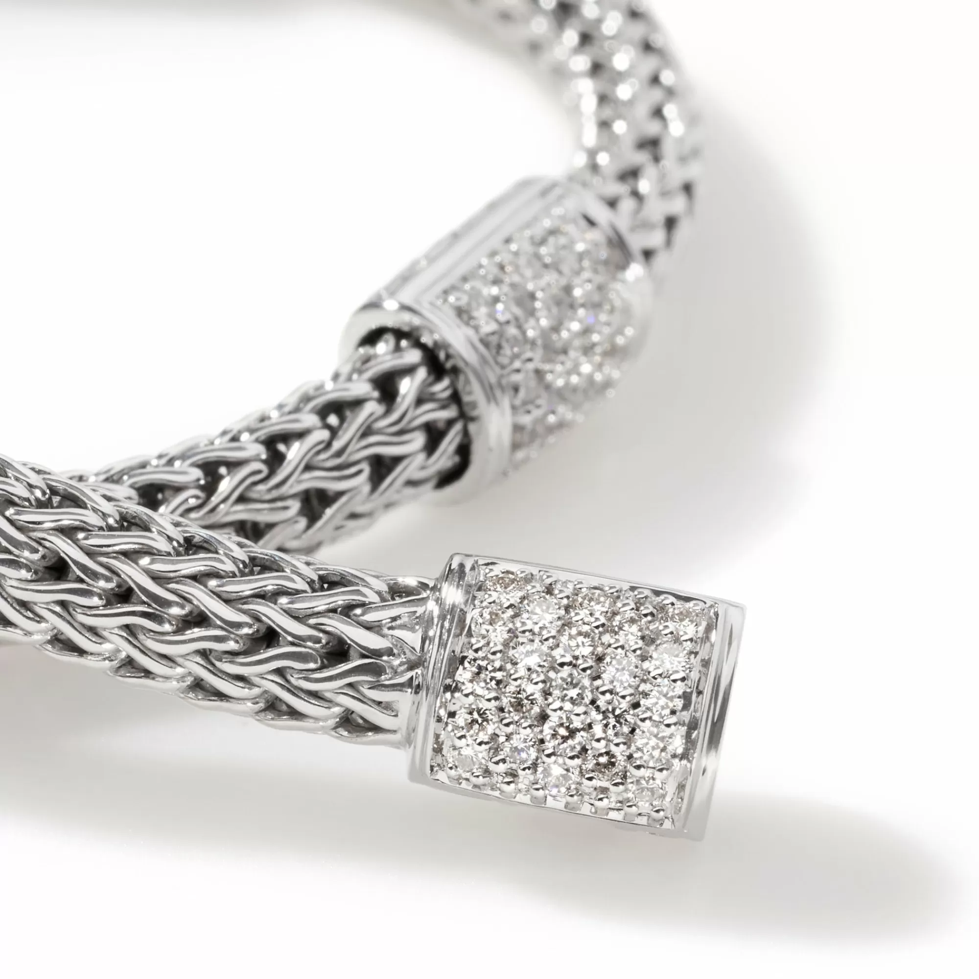 Chains^John Hardy Icon Bracelet, Sterling Silver, Diamonds, 5Mm