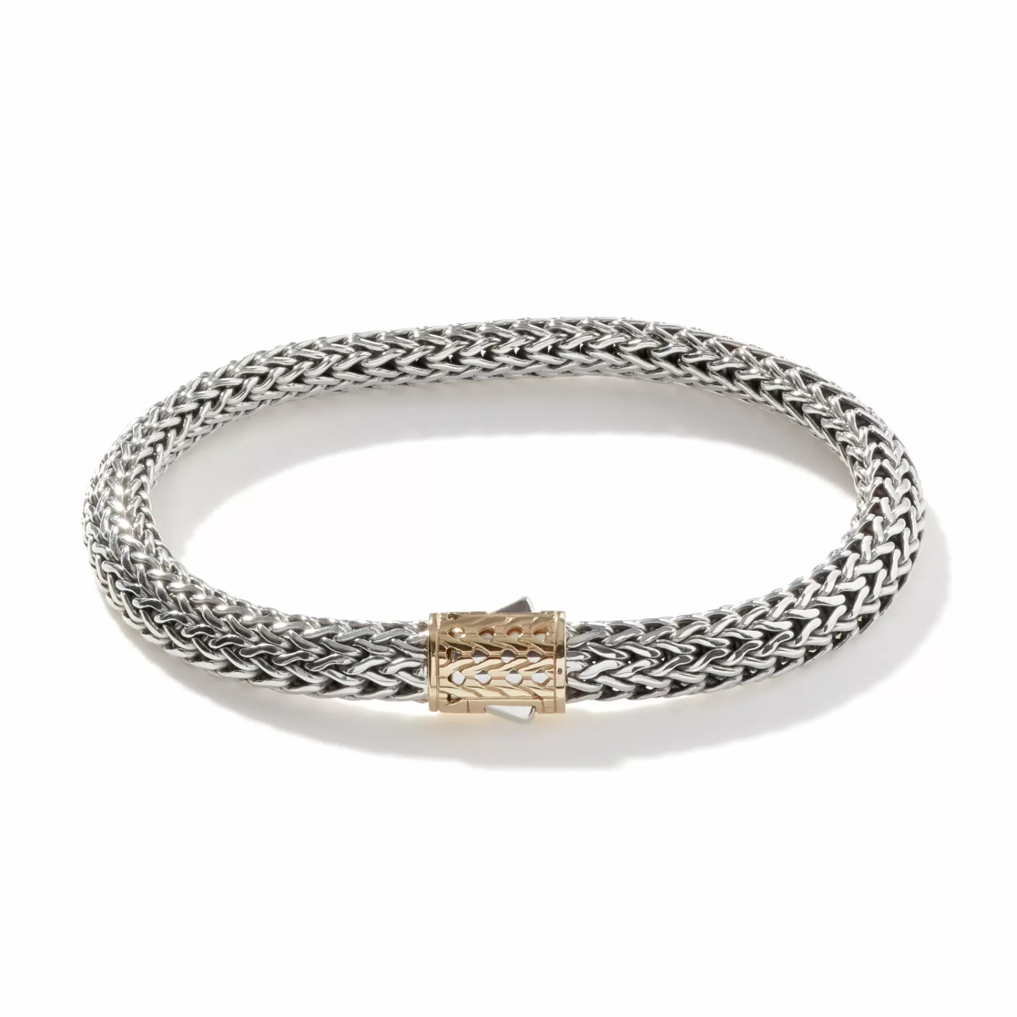 Chains^John Hardy Icon Bracelet, Sterling Silver, Gold, 6.5Mm