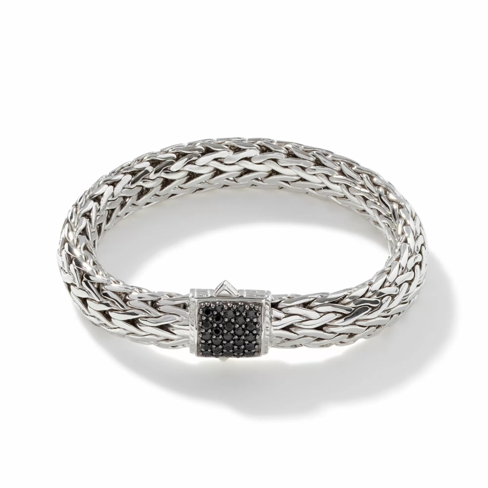 Chains^John Hardy Icon Bracelet, Sterling Silver, Pave, 10.5Mm