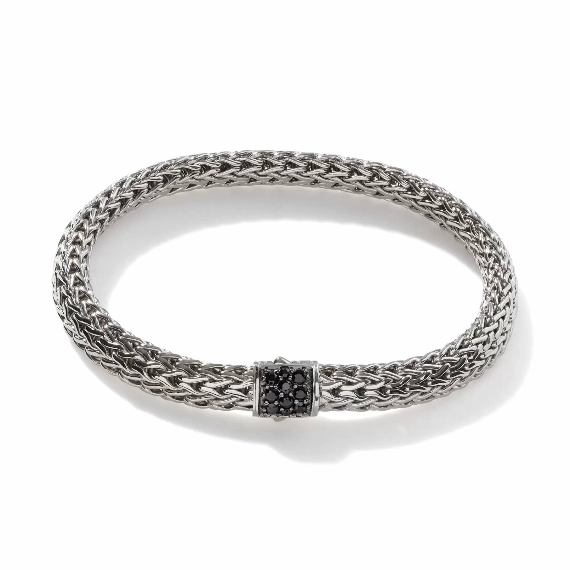 Chains^John Hardy Icon Bracelet, Sterling Silver, Pave, 6.5Mm