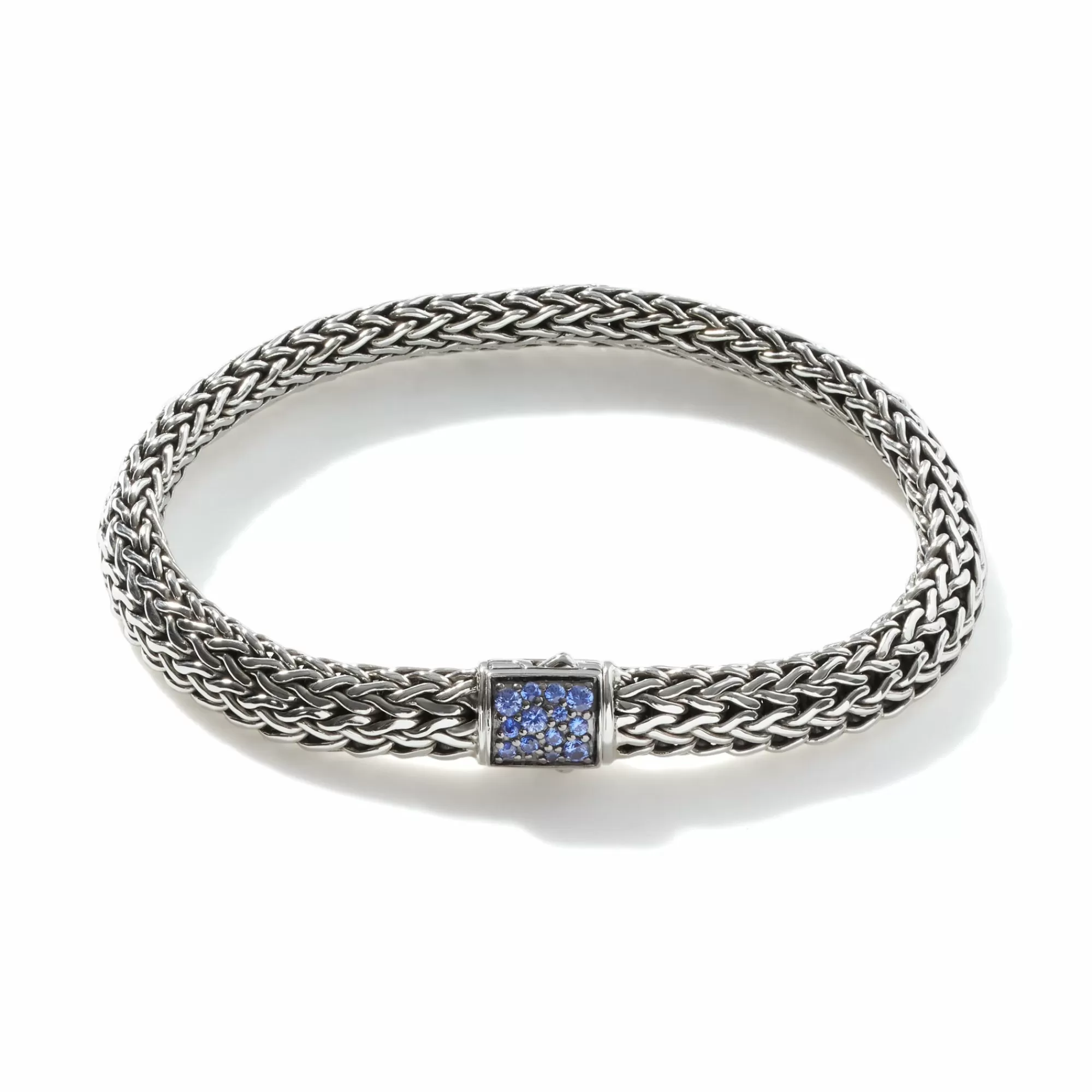 Chains^John Hardy Icon Bracelet, Sterling Silver, Pave, 6.5Mm