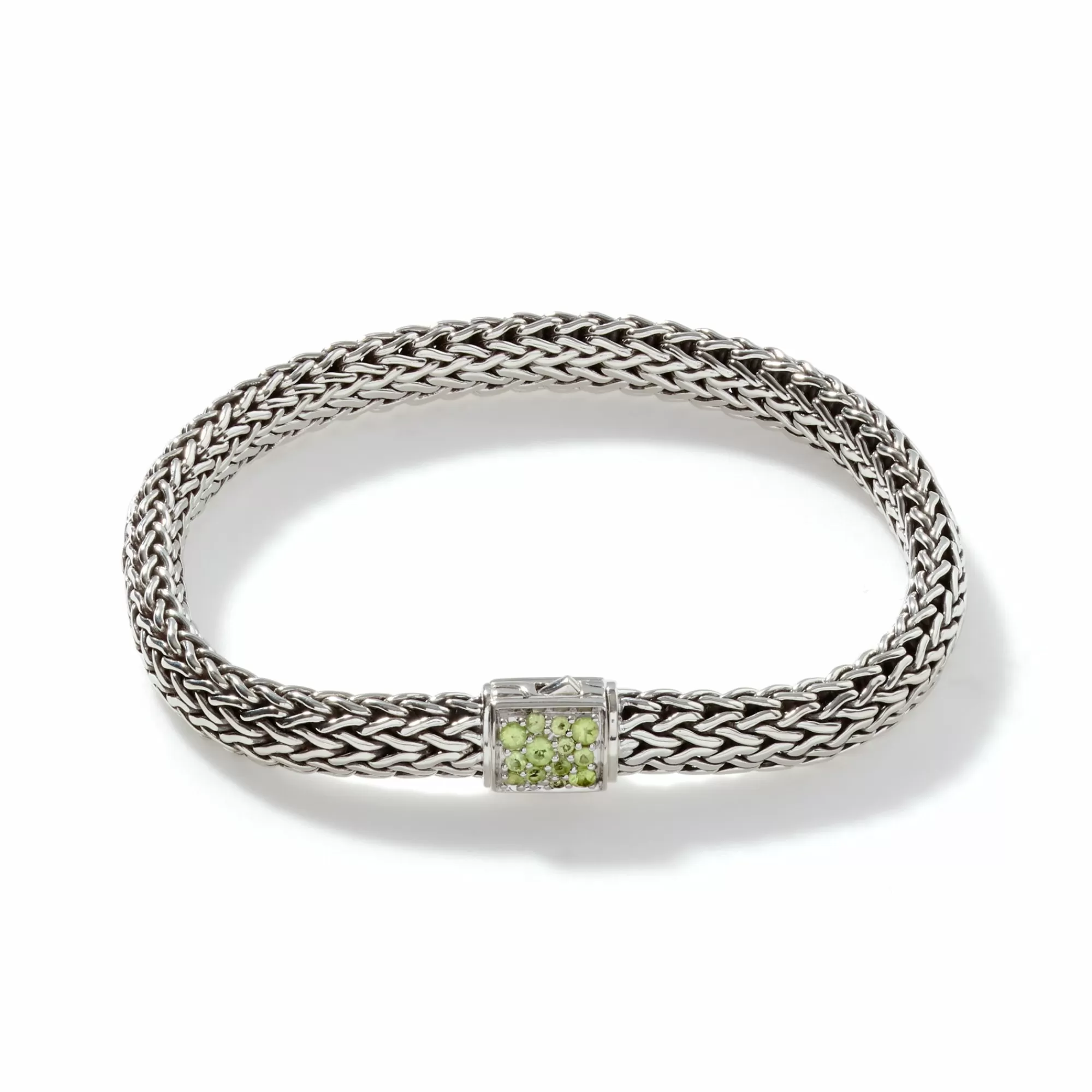 Chains^John Hardy Icon Bracelet, Sterling Silver, Pave, 6.5Mm