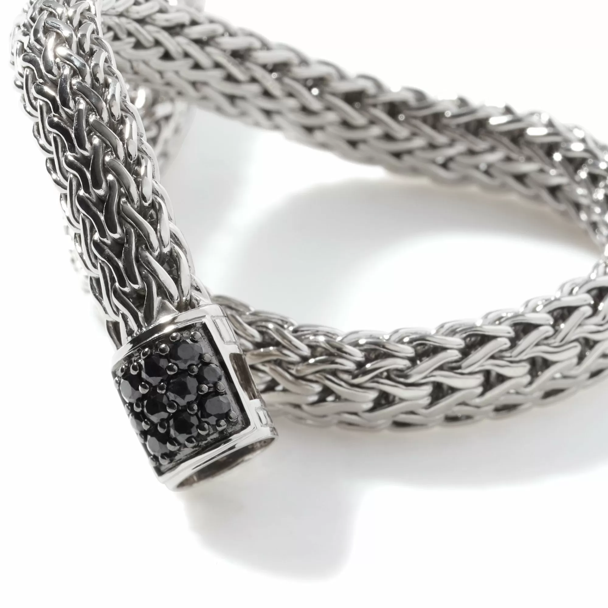 Chains^John Hardy Icon Bracelet, Sterling Silver, Pave, 6.5Mm