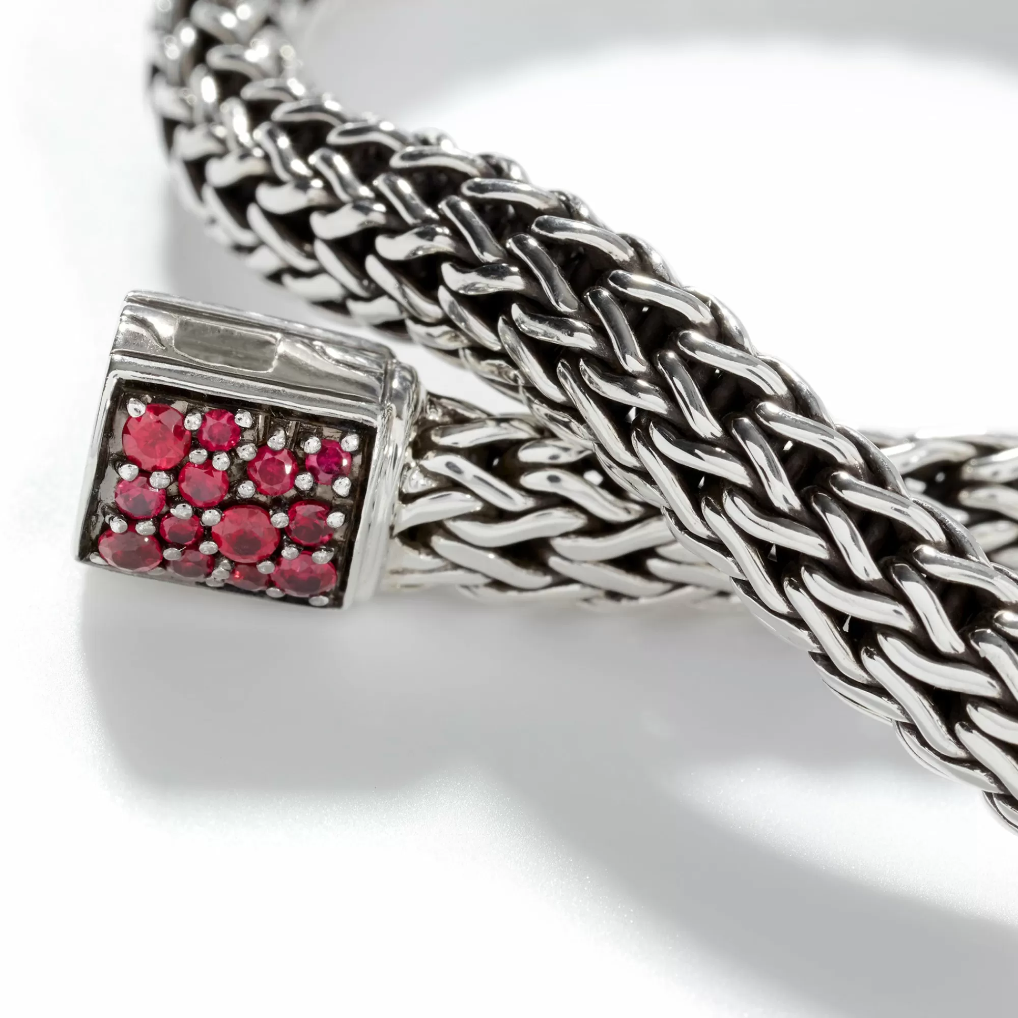 Chains^John Hardy Icon Bracelet, Sterling Silver, Pave, 6.5Mm