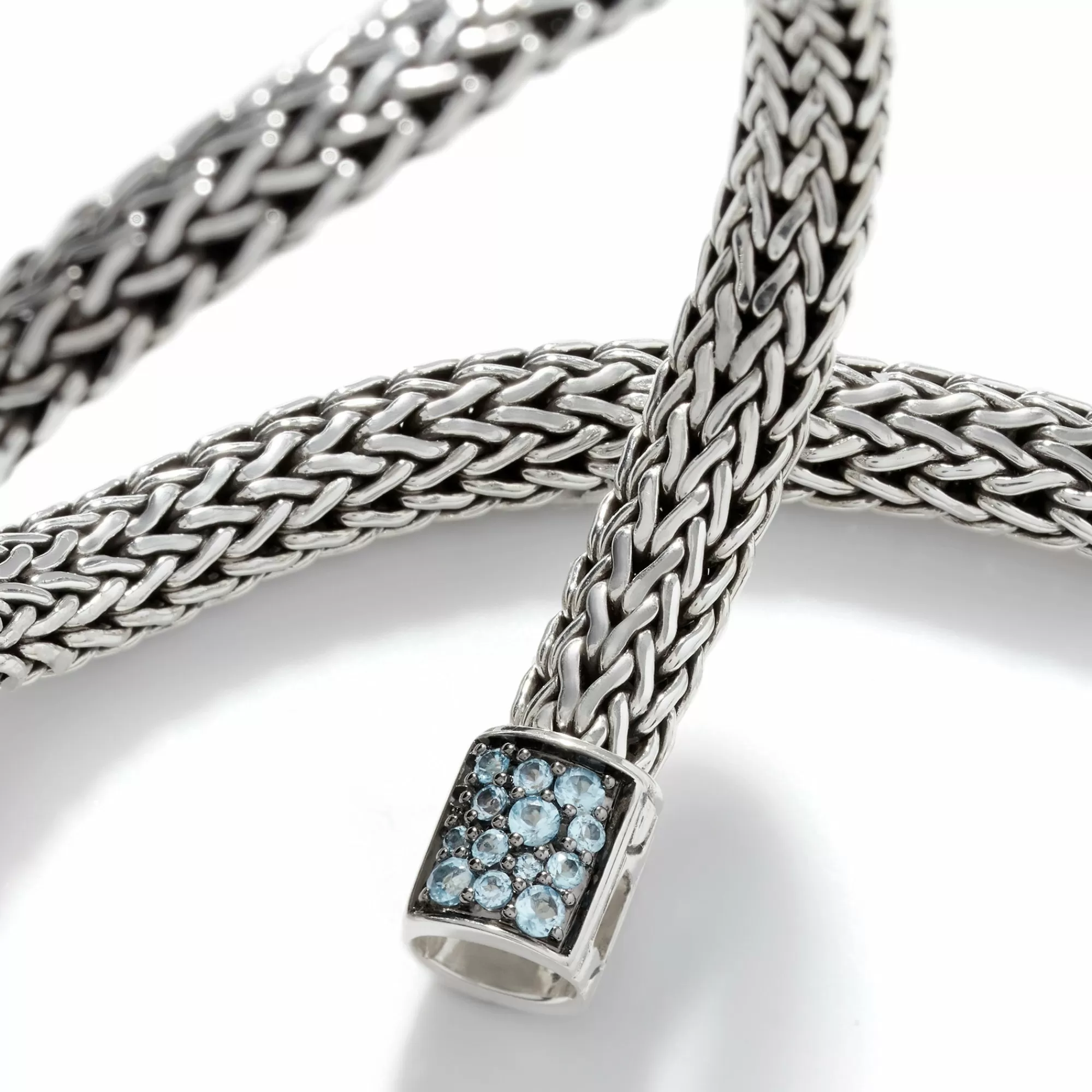 Chains^John Hardy Icon Bracelet, Sterling Silver, Pave, 6.5Mm