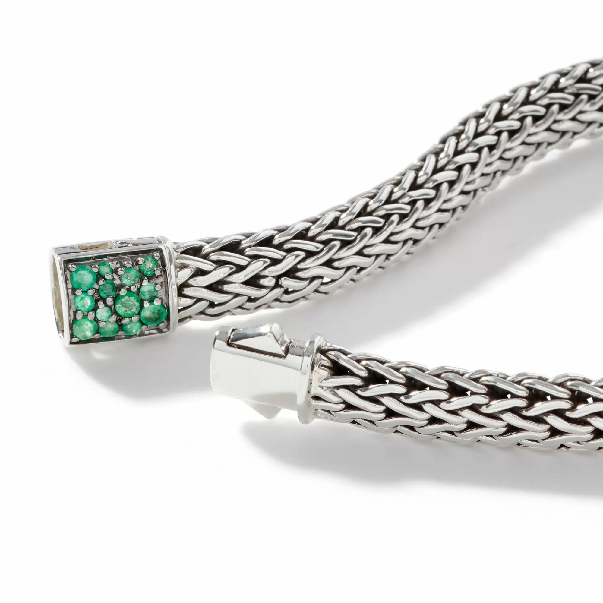 Chains^John Hardy Icon Bracelet, Sterling Silver, Pave, 6.5Mm