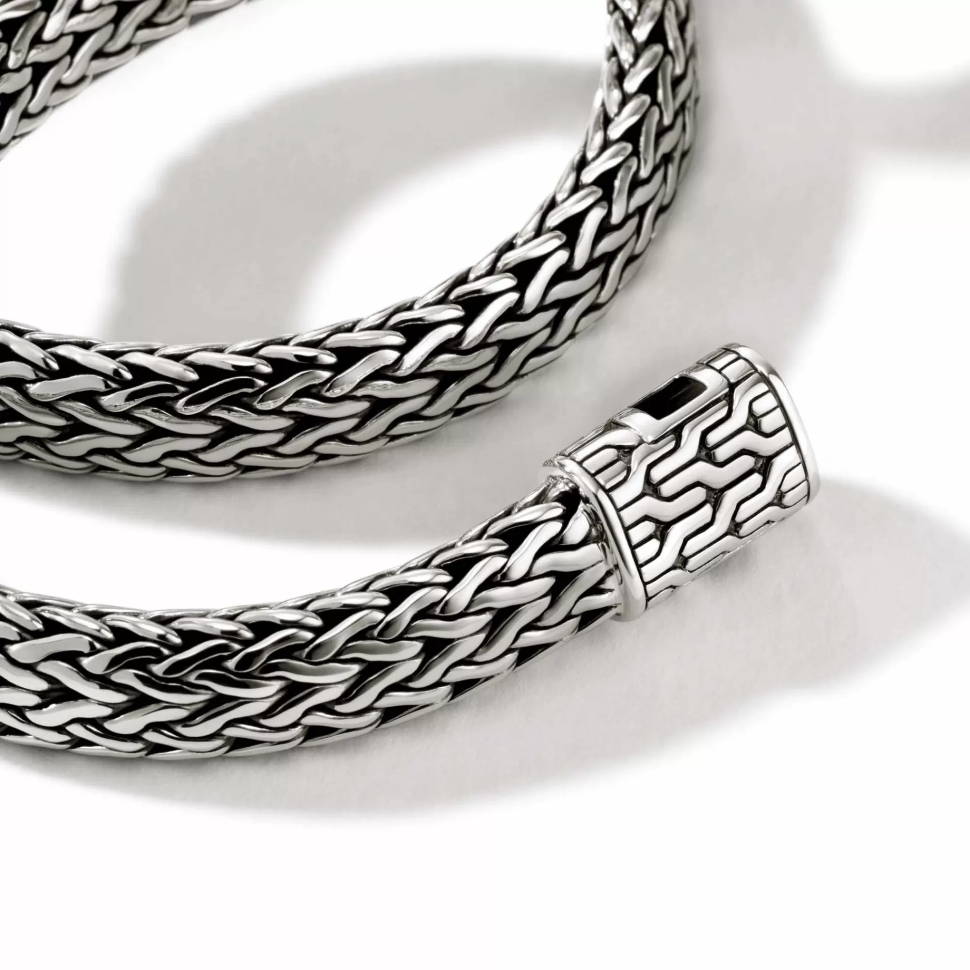 Chains^John Hardy Icon Flat Wrap, Sterling Silver, 7.5Mm