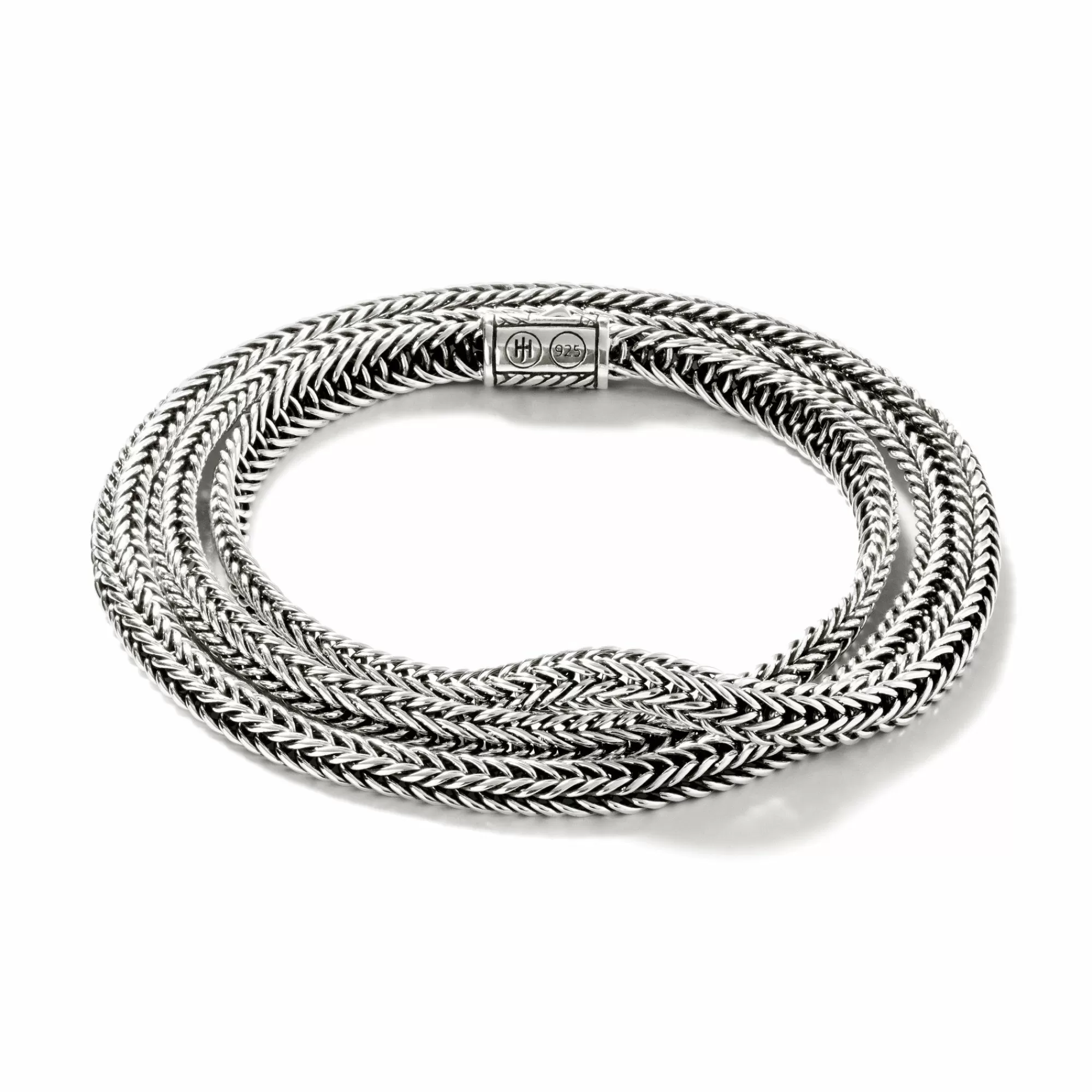 Chains^John Hardy Kami Chain Triple Wrap, Silver, 4.5Mm