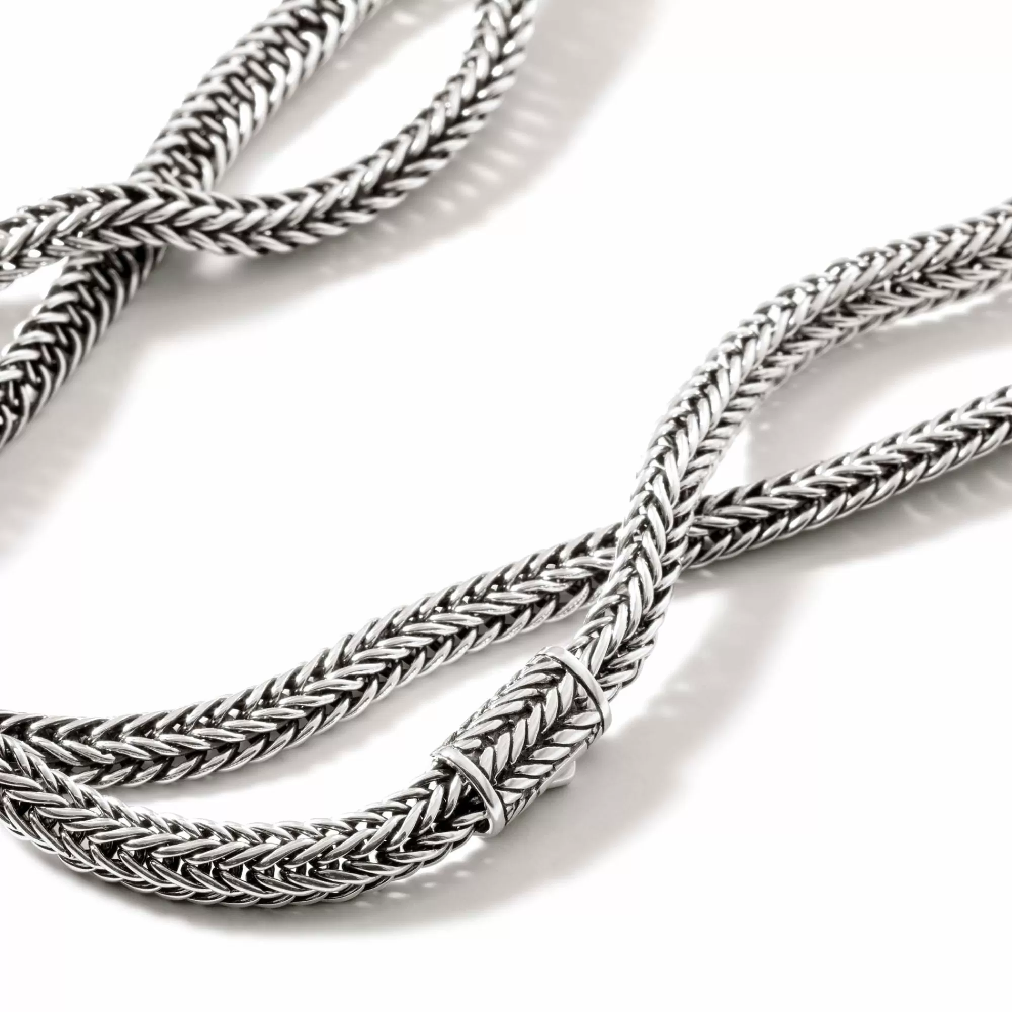 Chains^John Hardy Kami Chain Triple Wrap, Silver, 4.5Mm