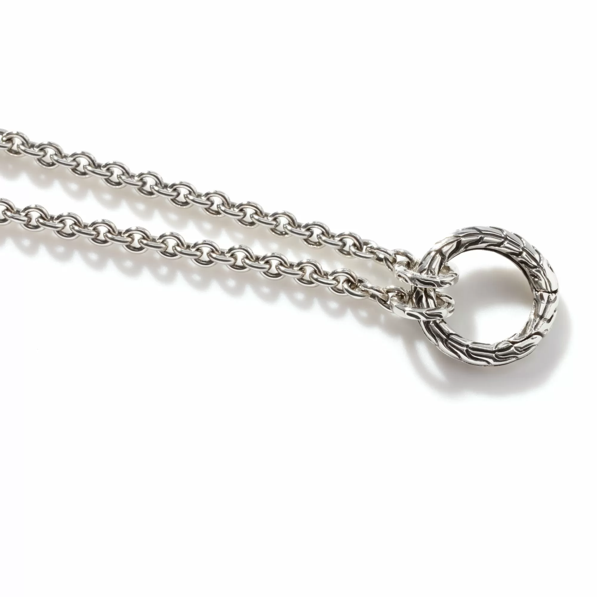 Layering^John Hardy Keyring Necklace, Sterling Silver, 2.45 Mm