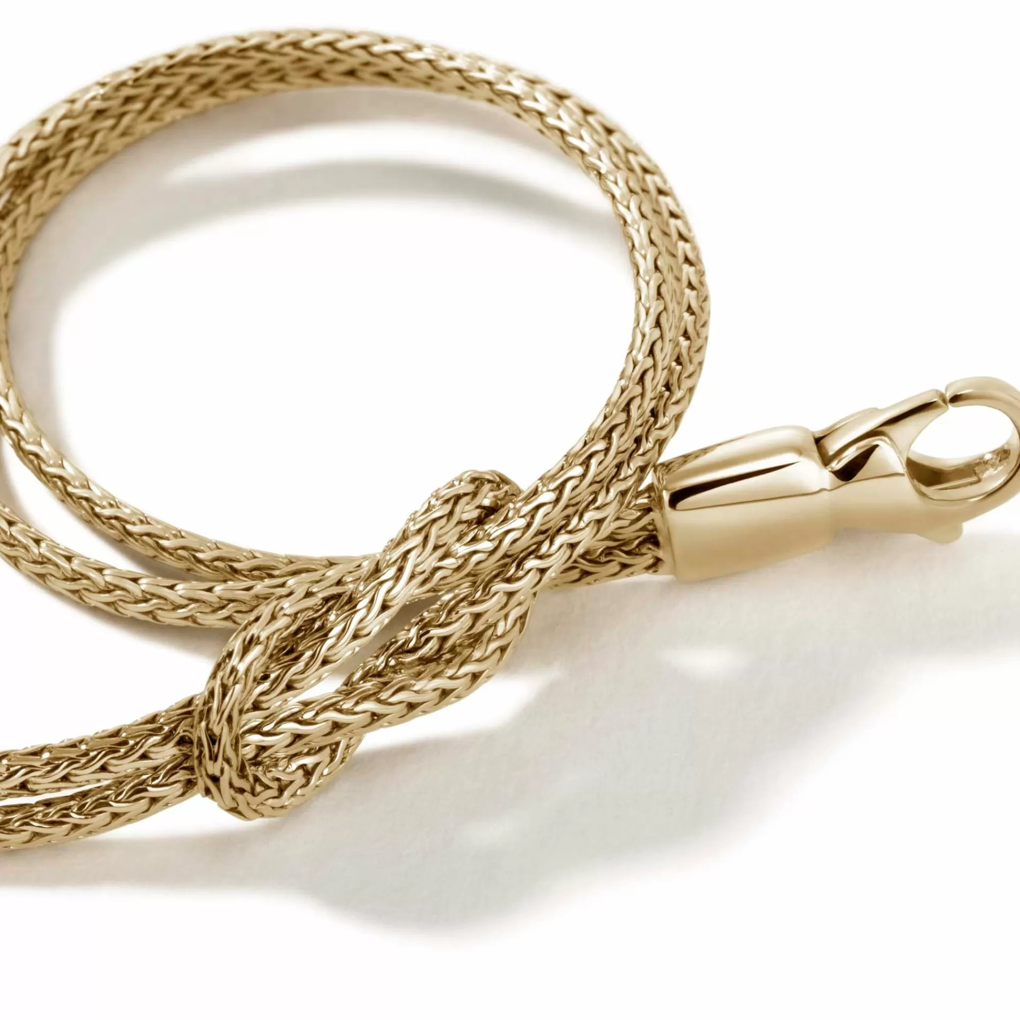 Chains^John Hardy Love Knot Bracelet, Gold, 1.8Mm