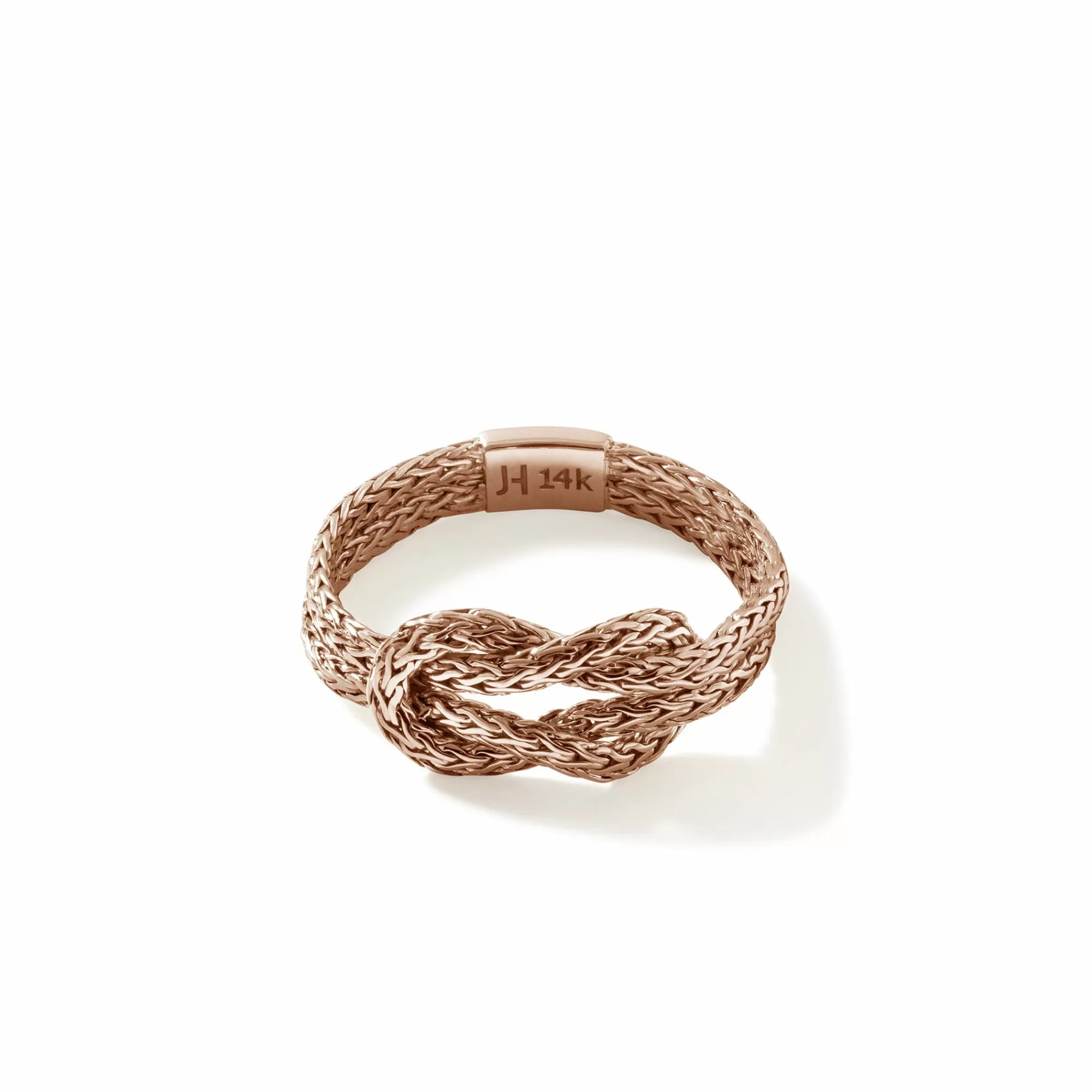 Soft^John Hardy Love Knot Chain Ring, Rose Gold