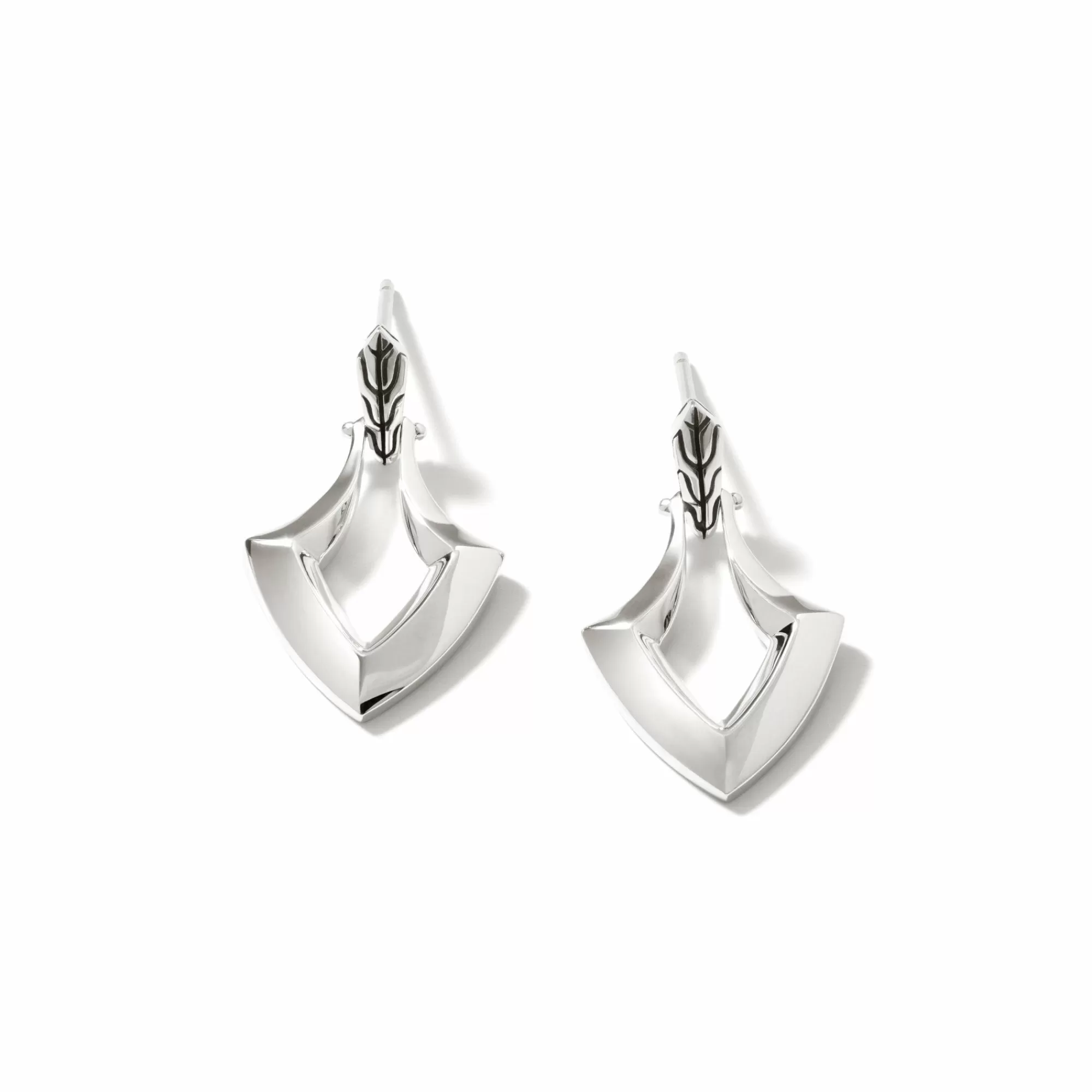 Statement^John Hardy Mamuli Drop Earring, Sterling Silver