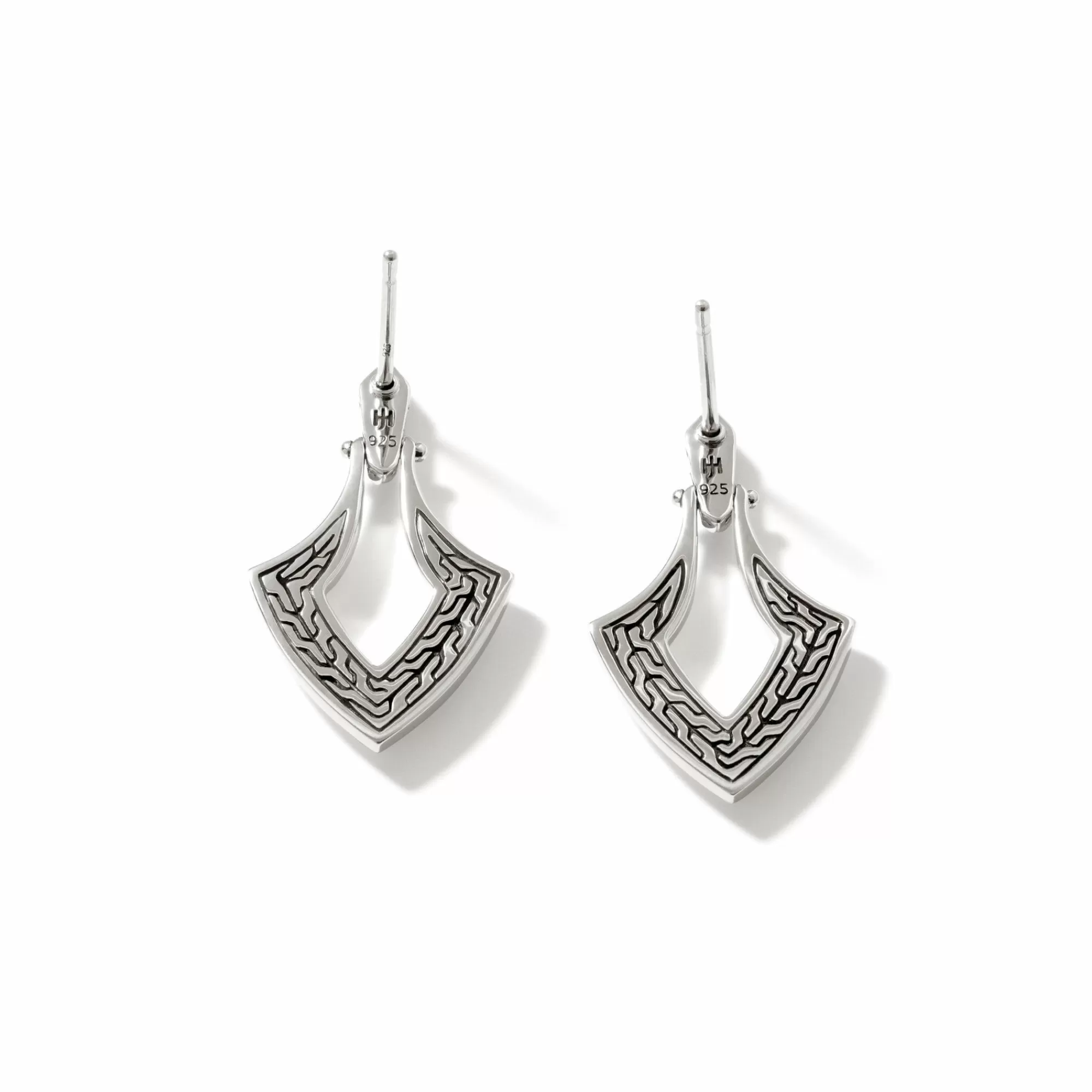 Statement^John Hardy Mamuli Drop Earring, Sterling Silver