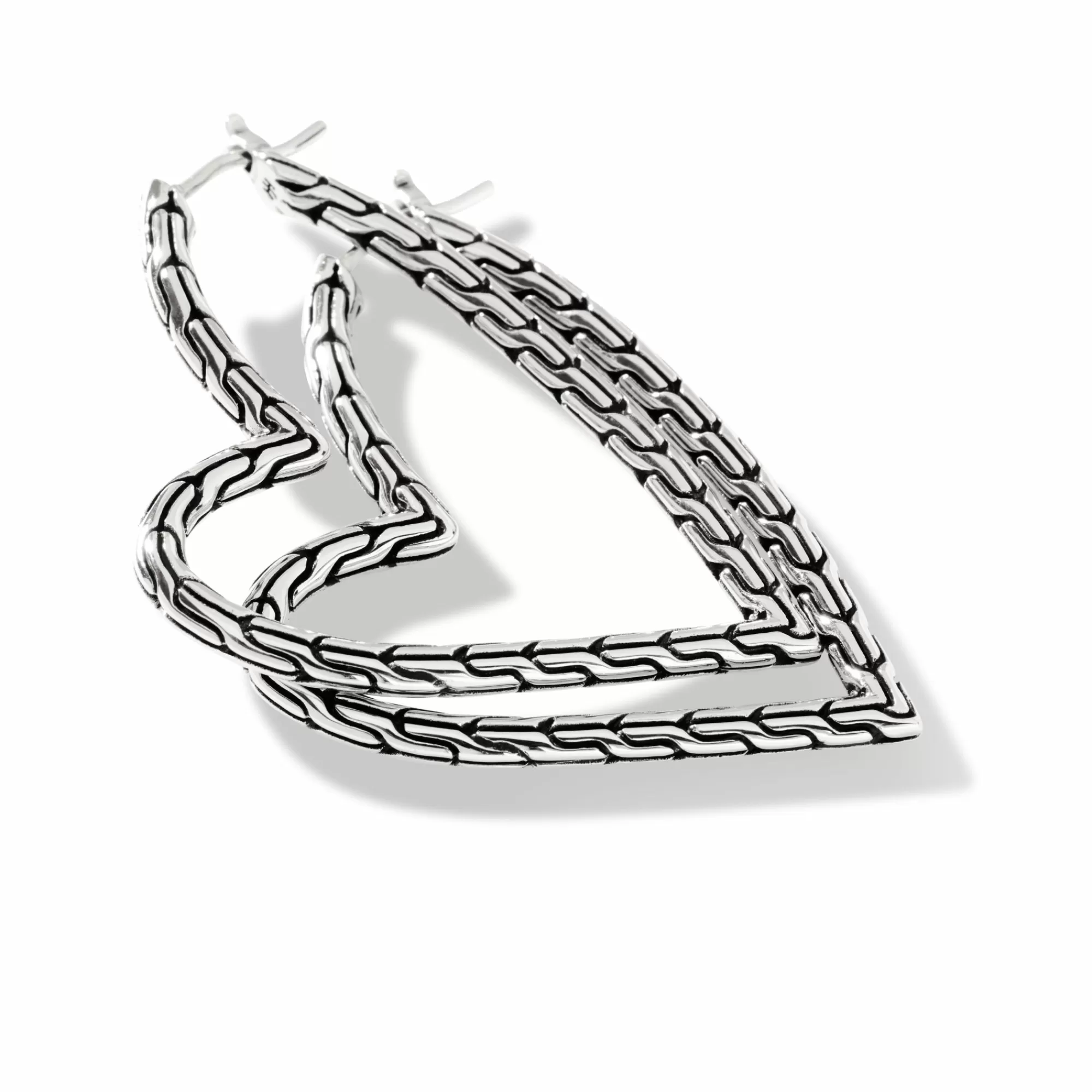 Hoops^John Hardy Manah Hoop Earring, Sterling Silver