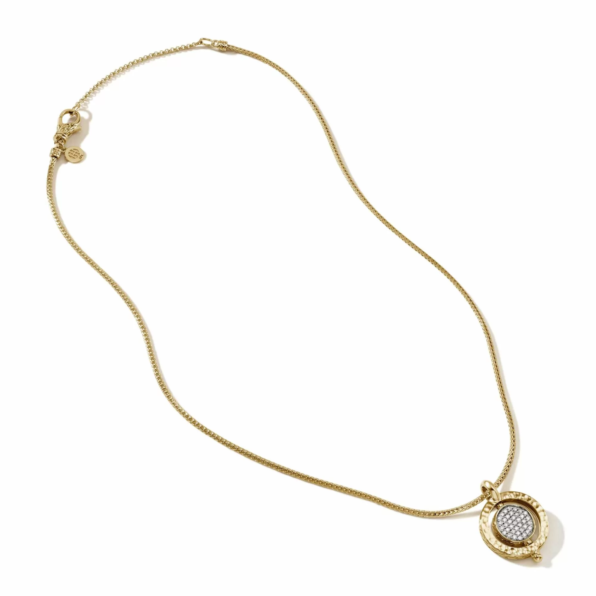 Pendants^John Hardy Moon Door Necklace, Gold, Diamonds