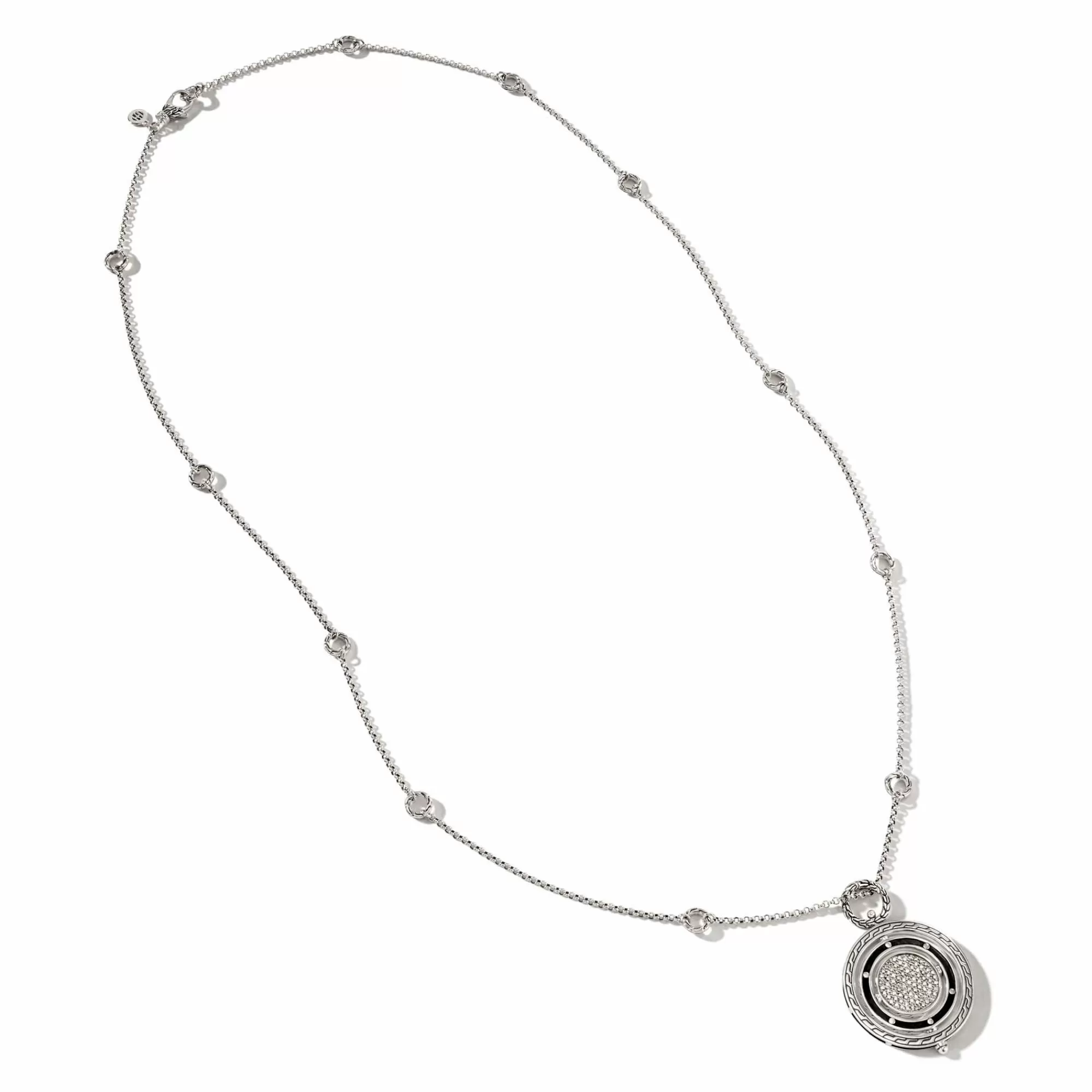 Pendants^John Hardy Moon Door Necklace, Sterling Silver, Diamonds