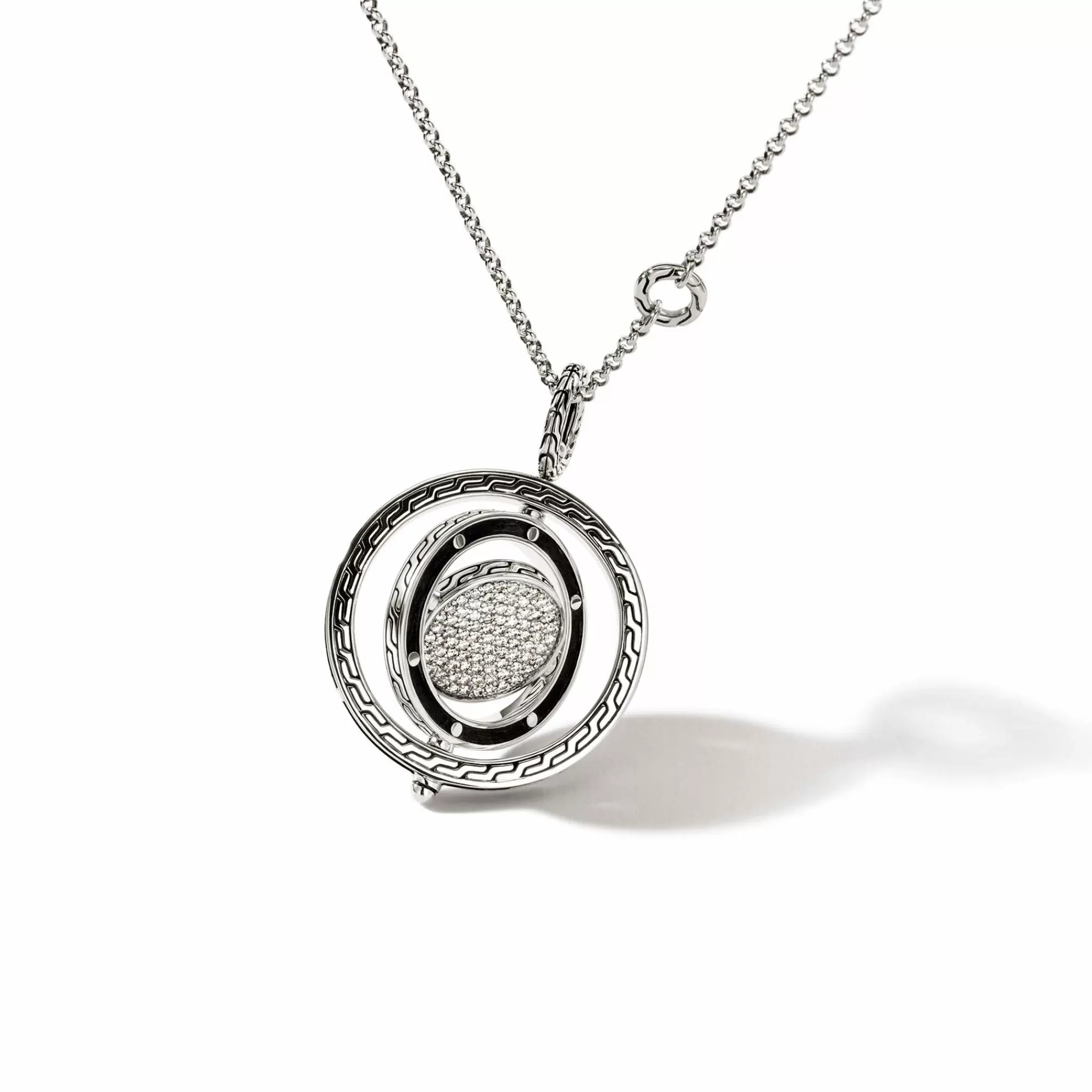 Pendants^John Hardy Moon Door Necklace, Sterling Silver, Diamonds