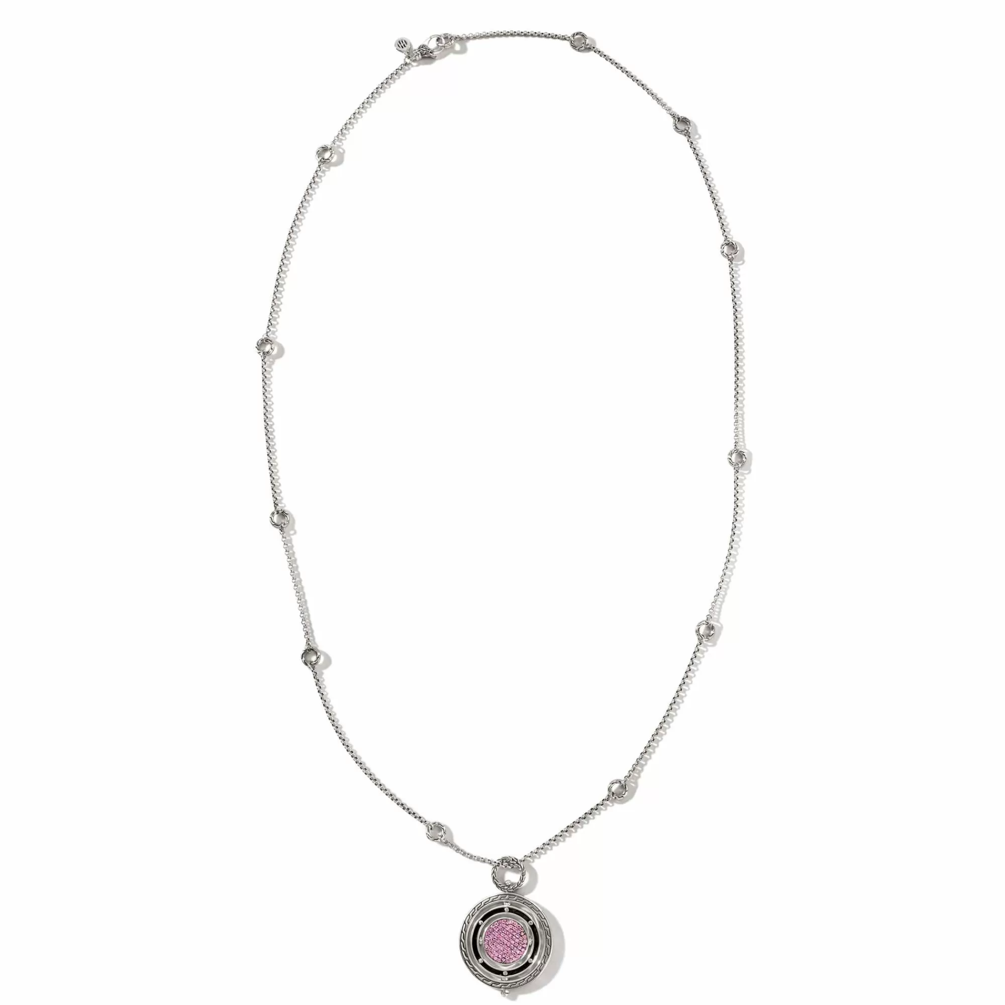 Pendants^John Hardy Moon Door Necklace, Sterling Silver, Pave