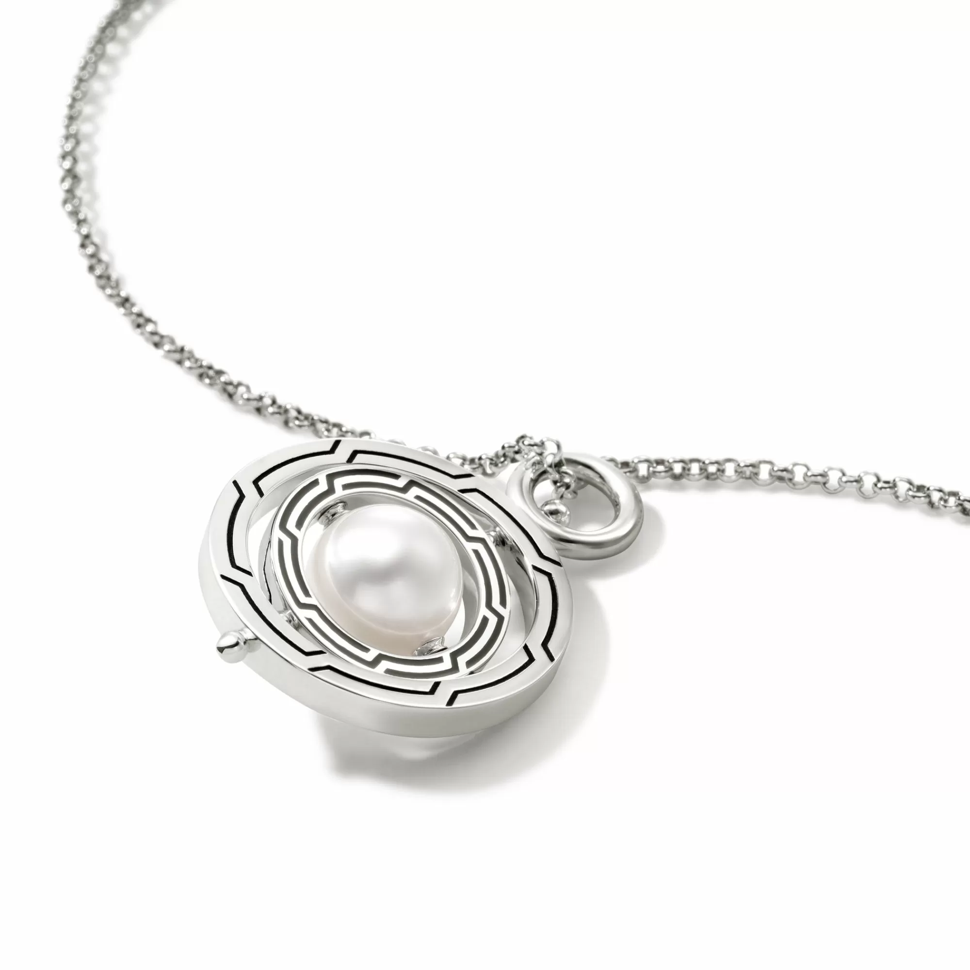 Pendants^John Hardy Moon Door Necklace, Sterling Silver, Pearl