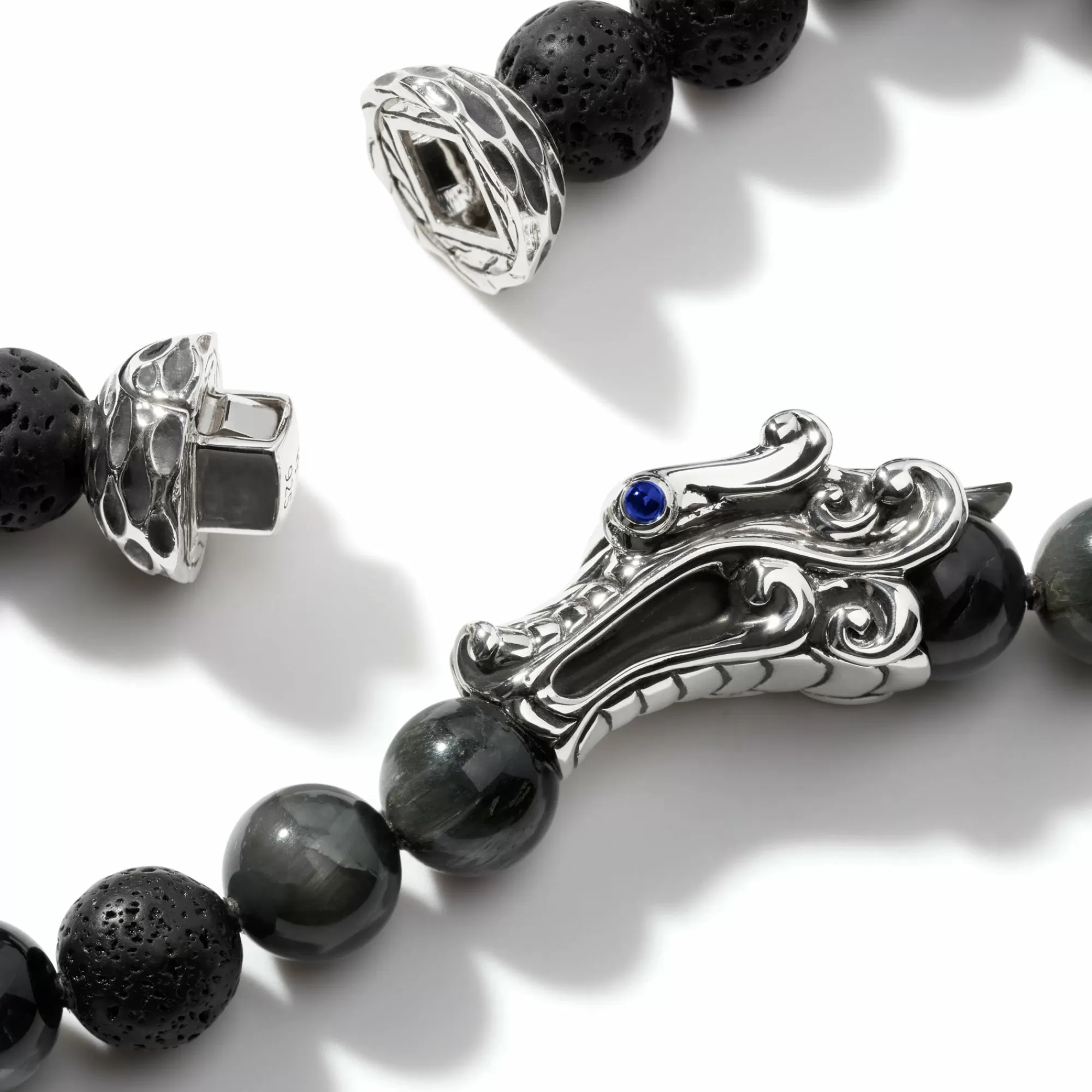 Beads^John Hardy Naga Beaded Bracelet, Sterling Silver