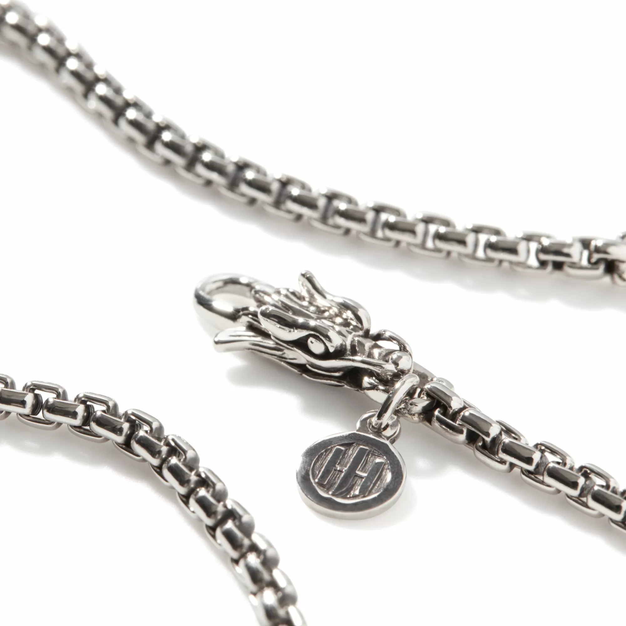 Chains^John Hardy Naga Box Chain Necklace, Silver, 2.7Mm