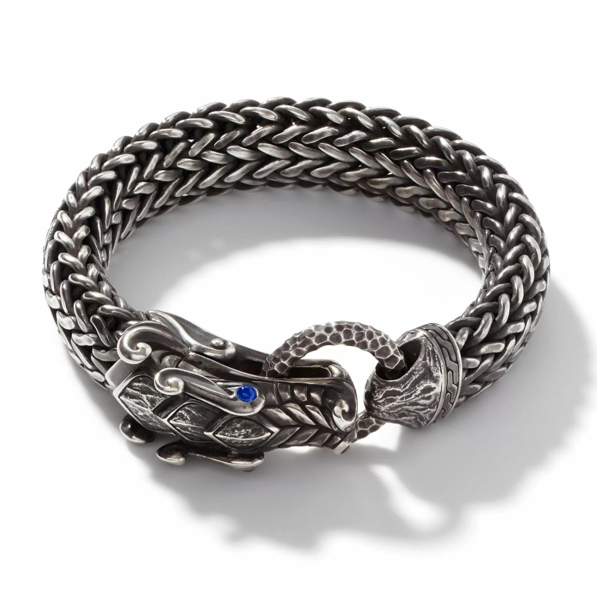 Chains^John Hardy Naga Bracelet, Dark Silver, 15Mm