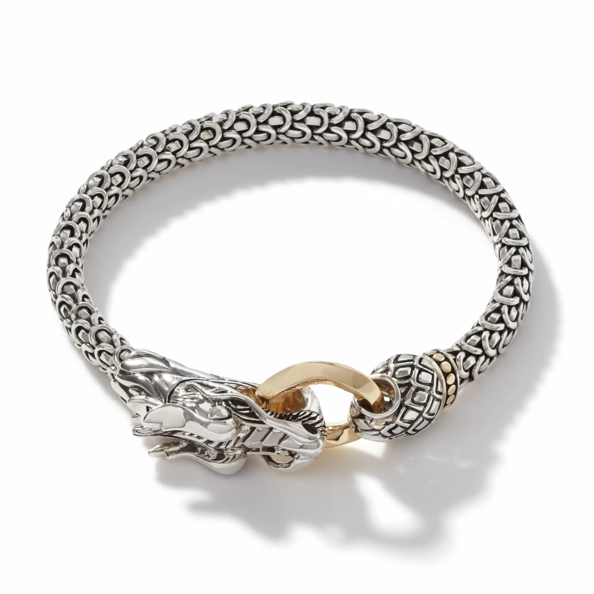 Chains^John Hardy Naga Bracelet, Gold, Sterling Silver, 6Mm