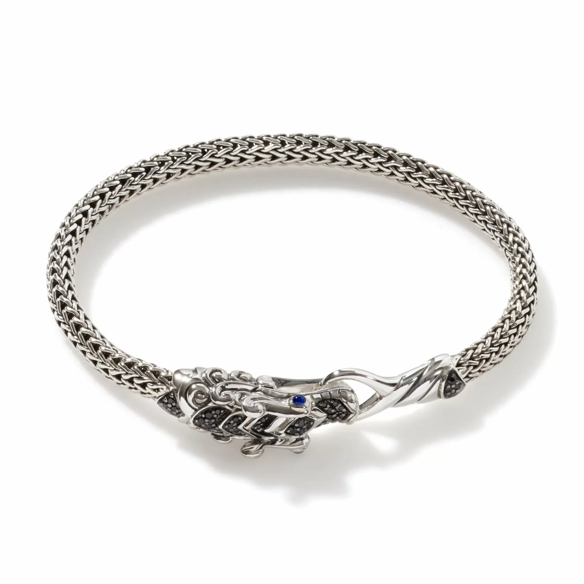 Chains^John Hardy Naga Bracelet, Sterling Silver, Pave, 5Mm