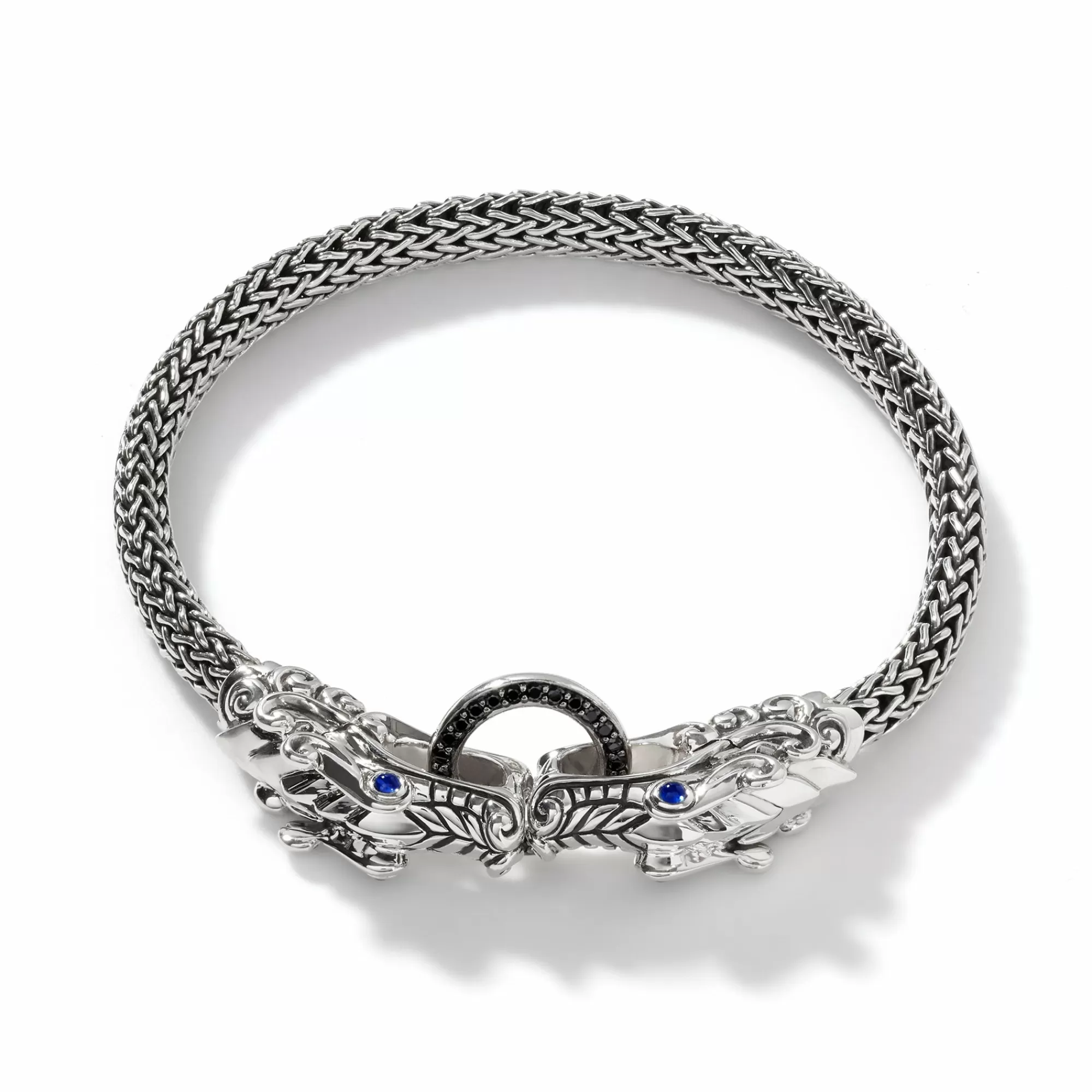 Chains^John Hardy Naga Bracelet, Sterling Silver, Pave, 5Mm