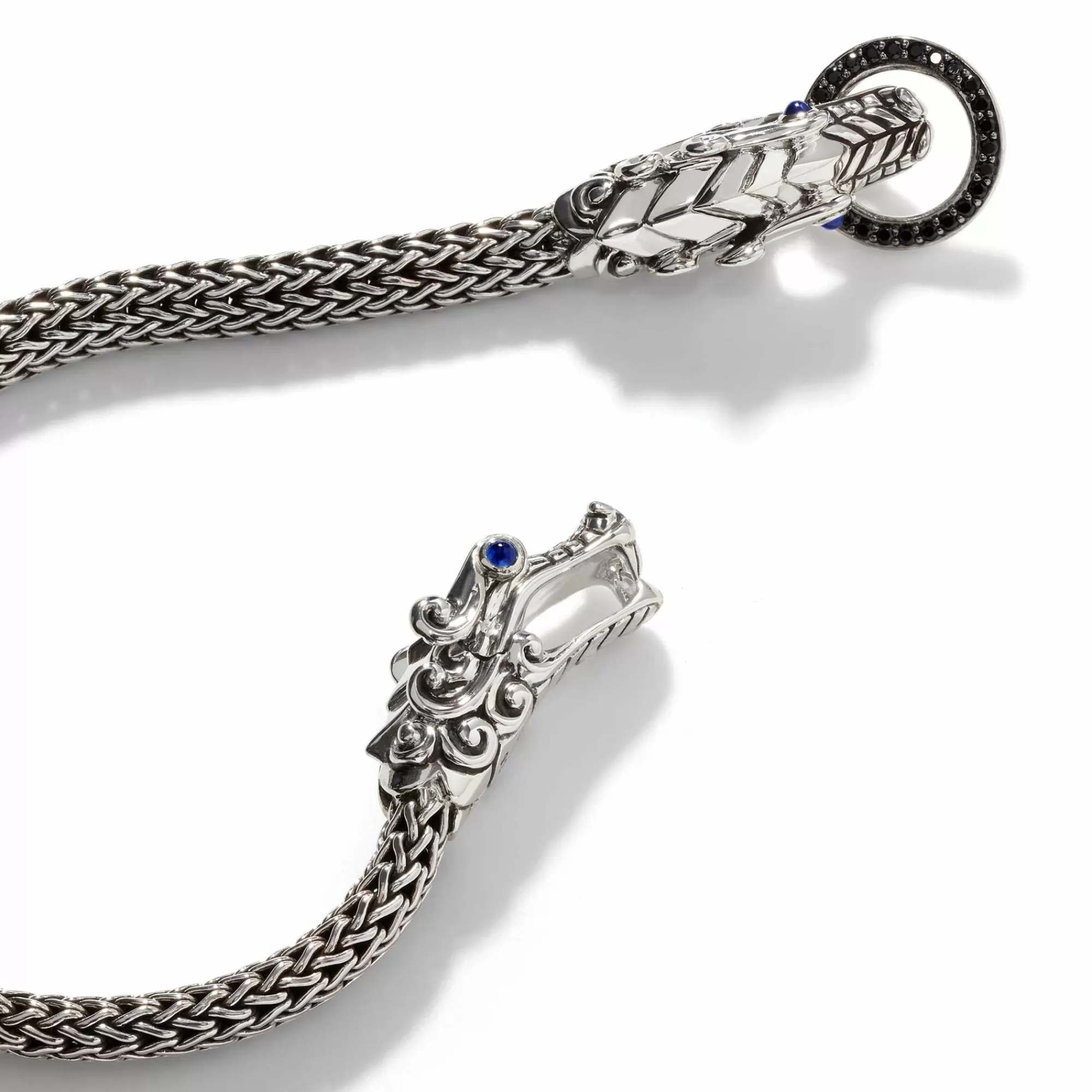 Chains^John Hardy Naga Bracelet, Sterling Silver, Pave, 5Mm