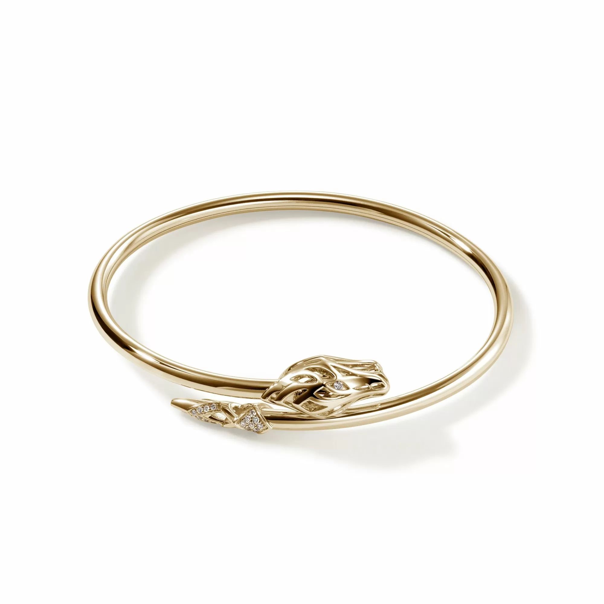 Bangles & Cuffs^John Hardy Naga Cuff, Gold, Diamonds, Slim