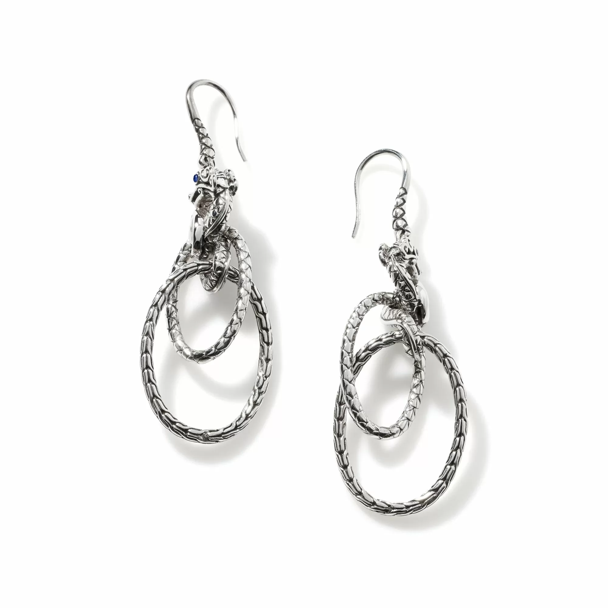 Statement^John Hardy Naga Drop Earring, Sterling Silver